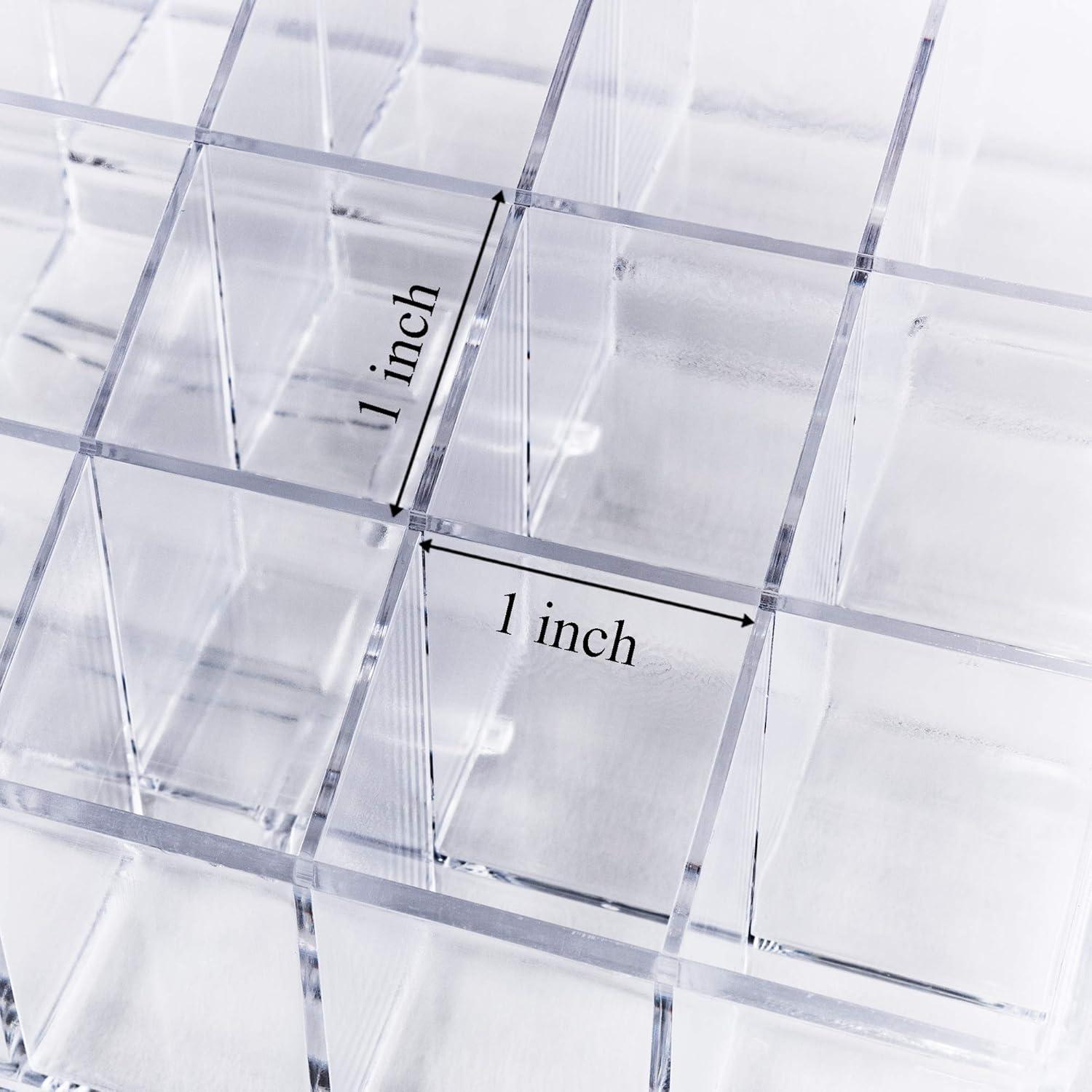 Organizador de Maquillaje Super Z Outlet Transparente 24 Compartimentos