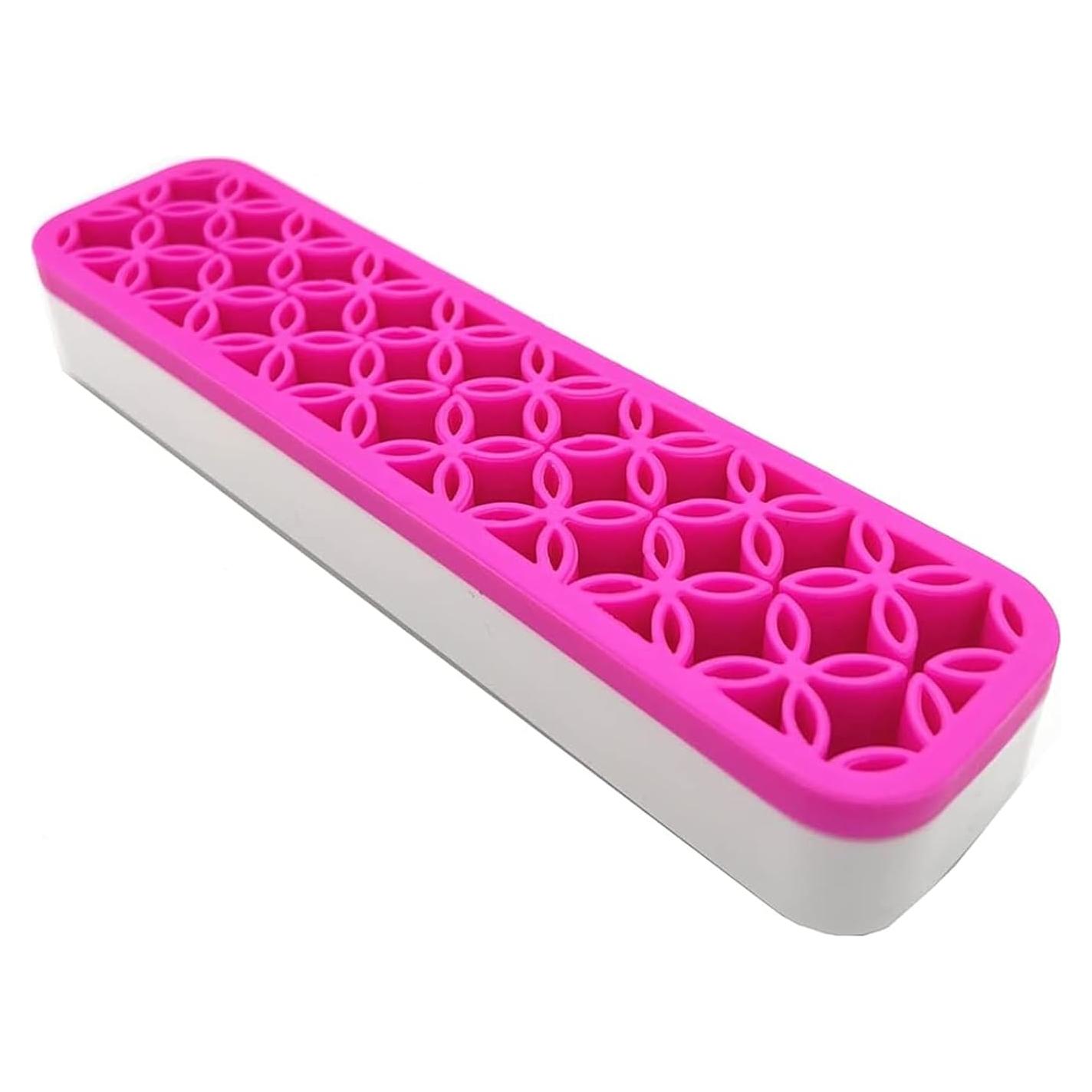 Soporte de Brochas de Maquillaje TANG SONG 1PC Rosa