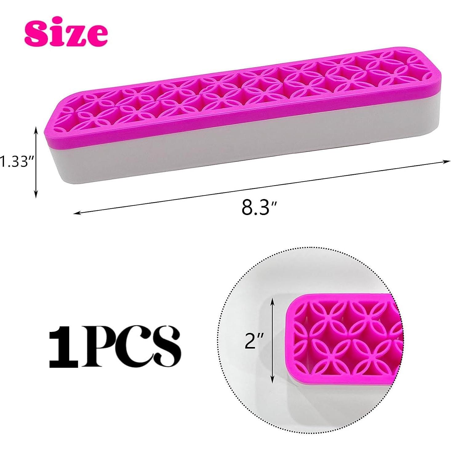 Soporte de Brochas de Maquillaje TANG SONG 1PC Rosa