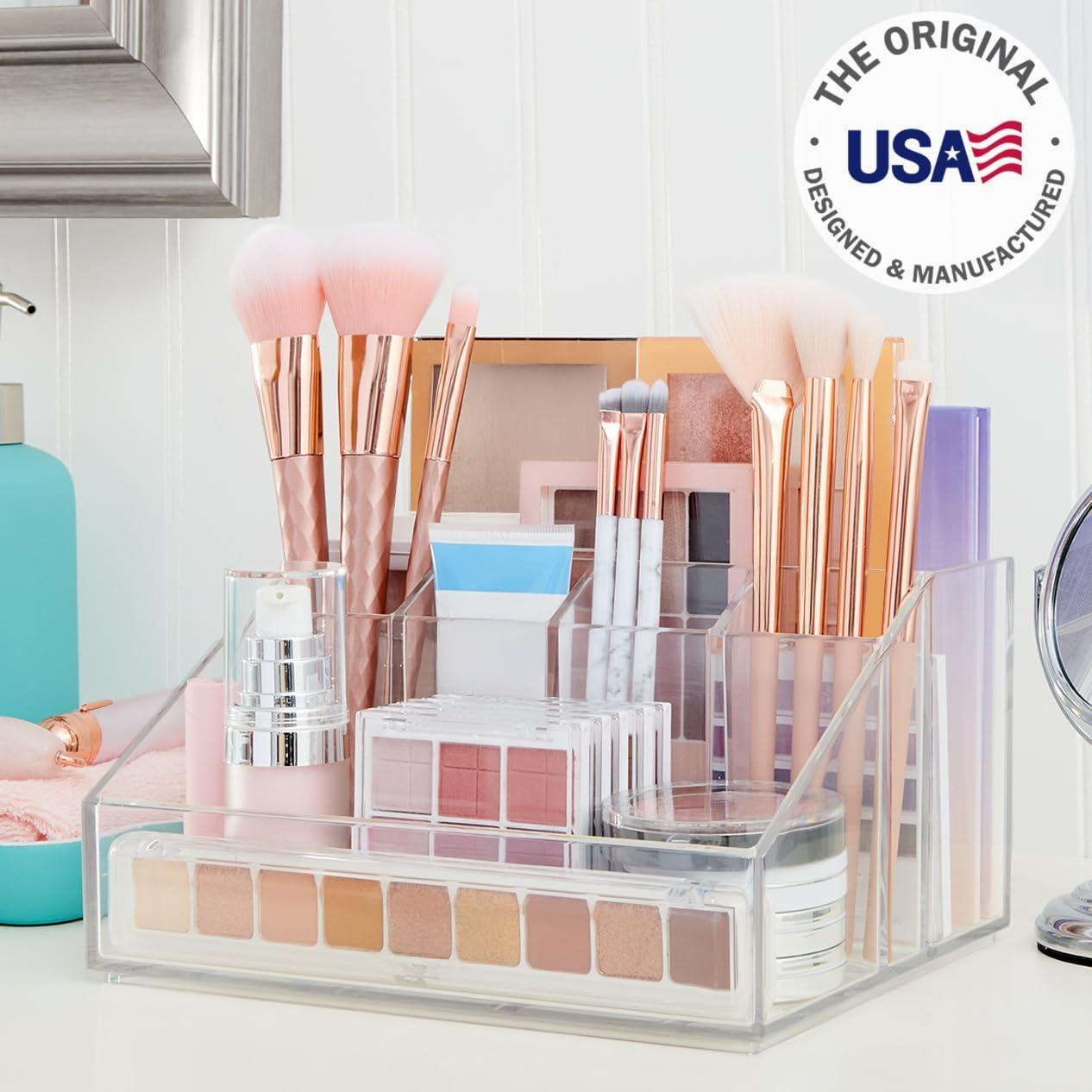 Organizador de Maquillaje STORi Chloe 6 Compartimentos Transparente