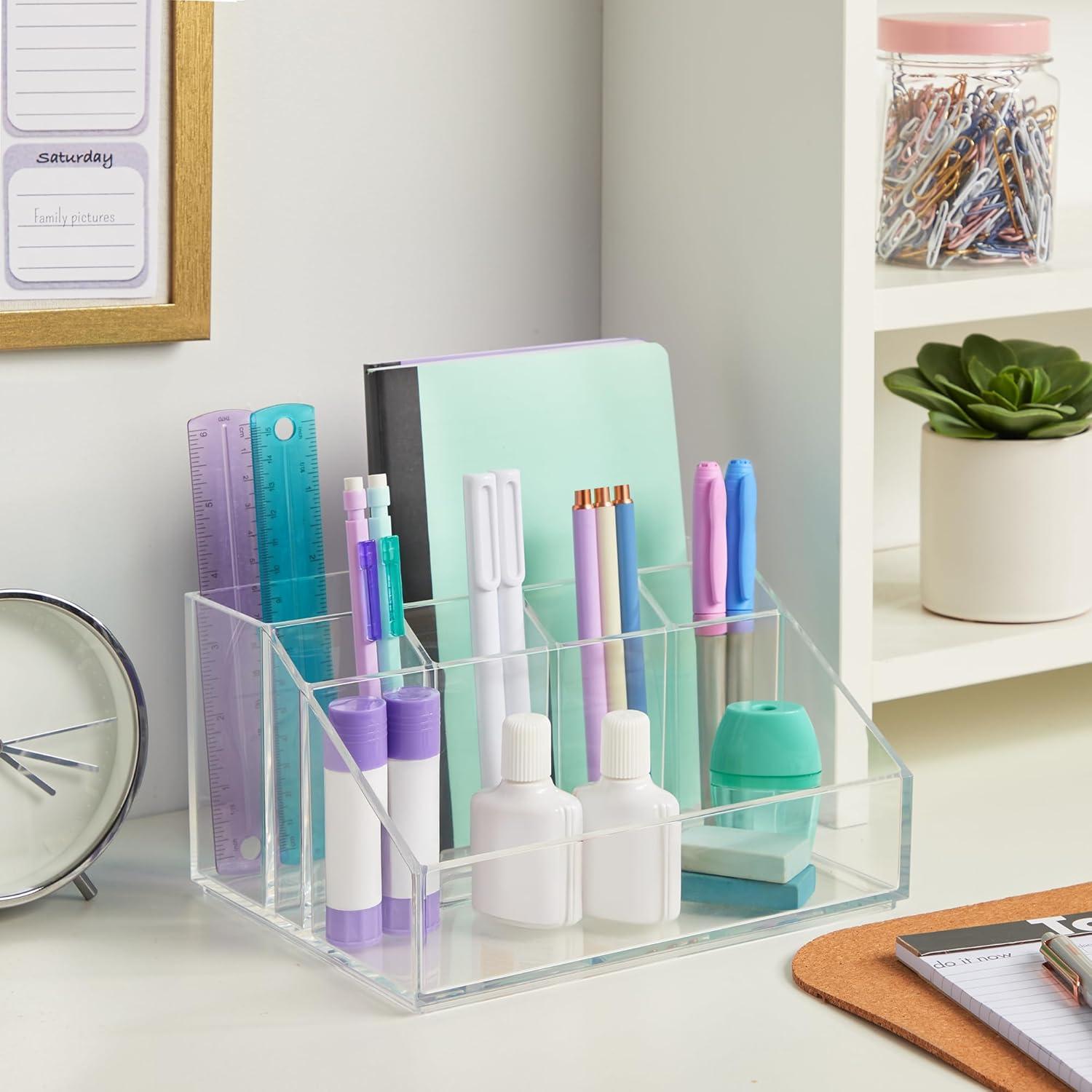 Organizador de Maquillaje STORi Chloe 6 Compartimentos Transparente