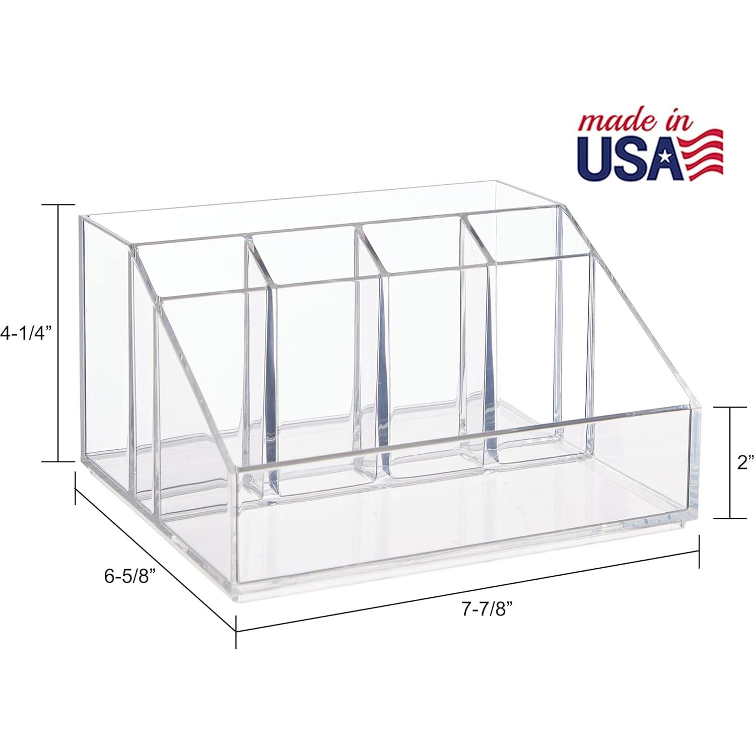 Organizador de Maquillaje STORi Chloe 6 Compartimentos Transparente