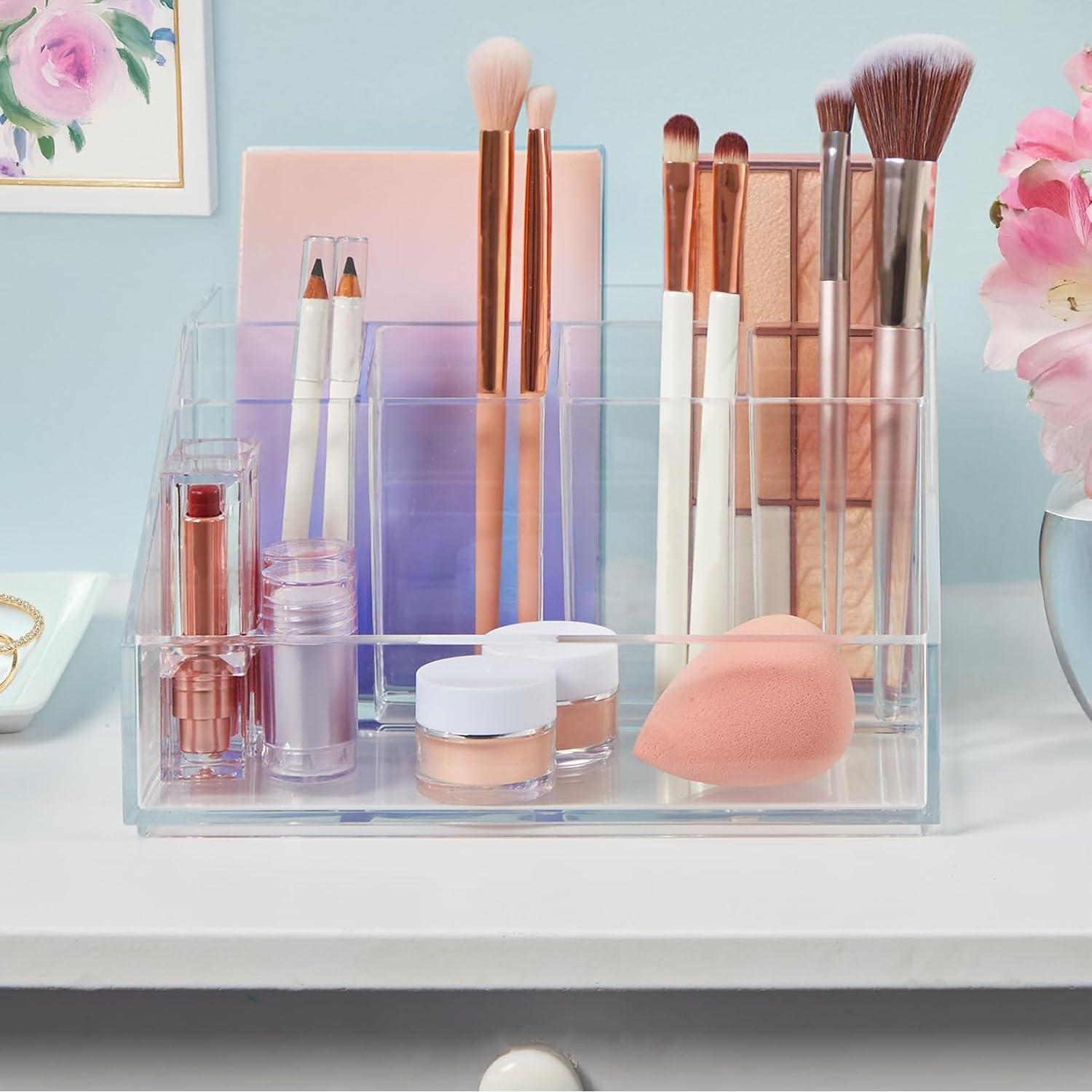 Organizador de Maquillaje STORi Chloe 6 Compartimentos Transparente