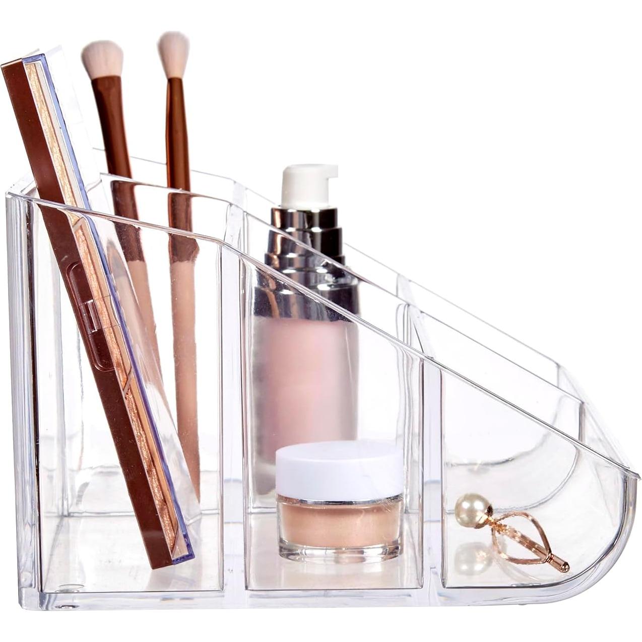 Organizador de Maquillaje STORi Transparente 6 Compartimentos