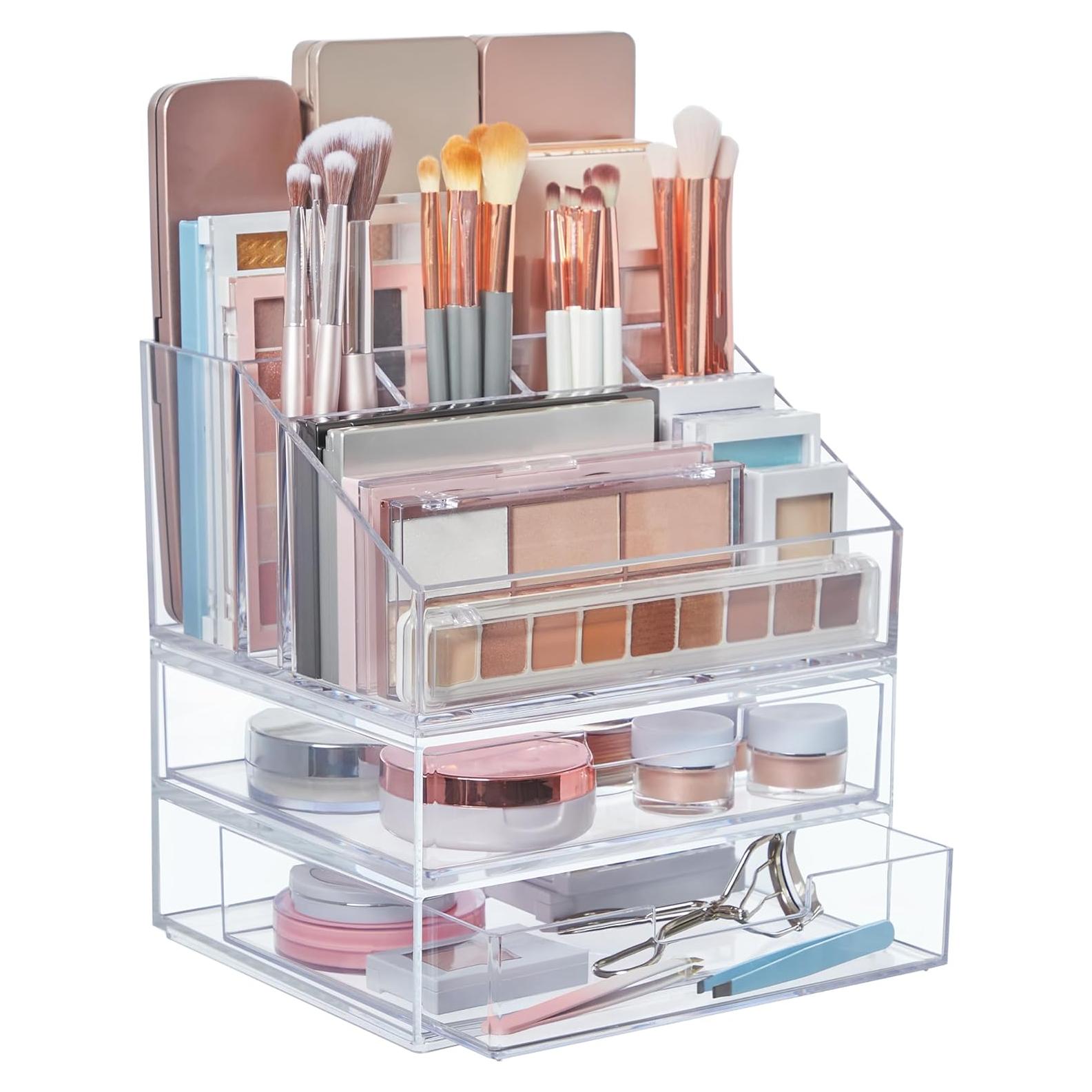 Organizador de Maquillaje STORi Chloe Apilable Transparente