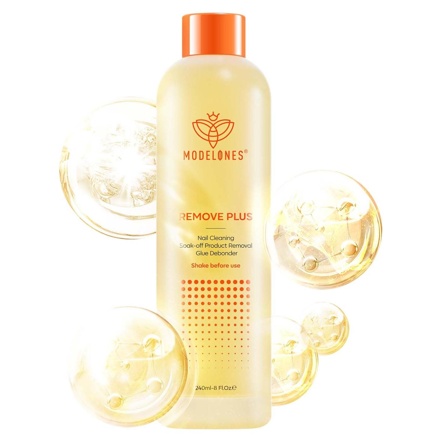 Removedor de Esmalte de Uñas Modelones 236.6 ml con Aceite de Jojoba