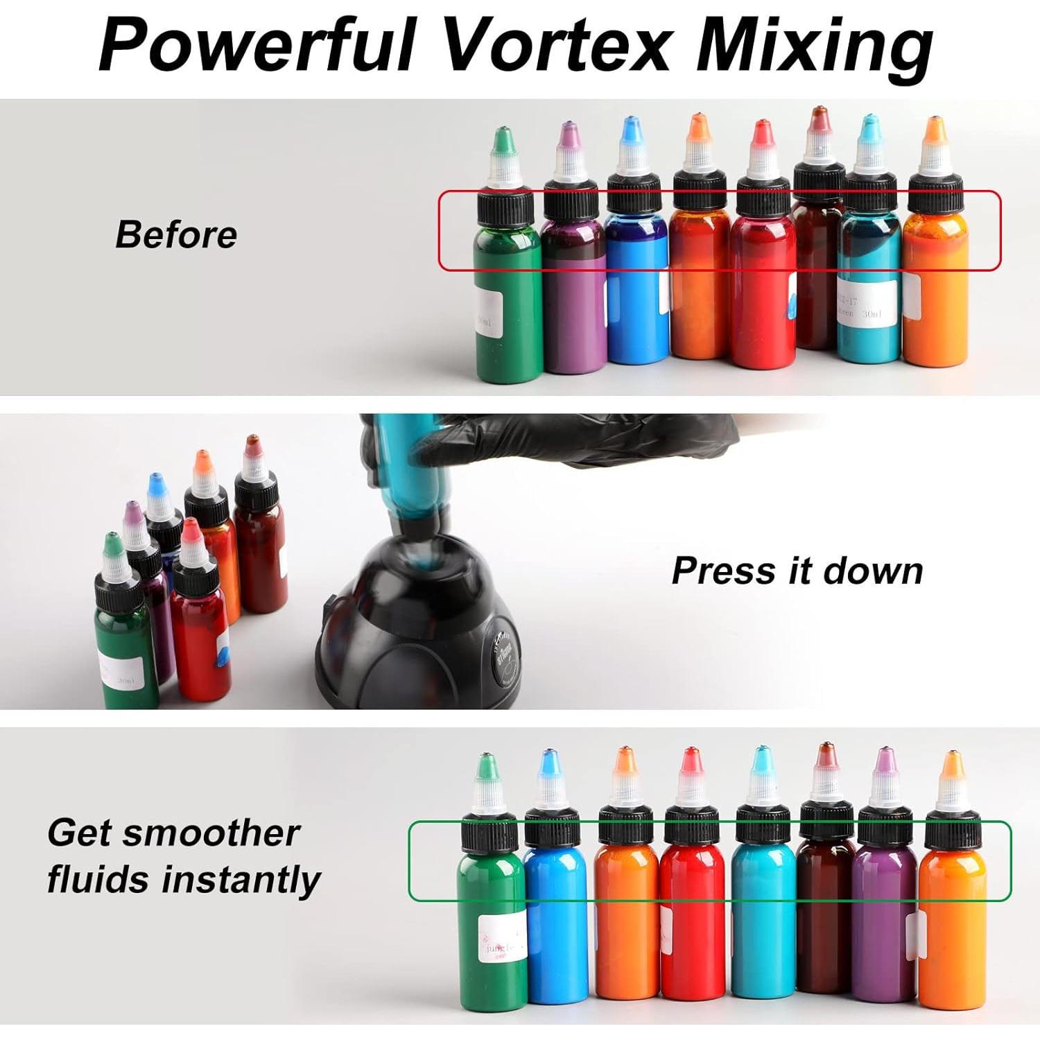 Mezclador Vortex Inalámbrico STIGMA Mini 5200 RPM para Tinta