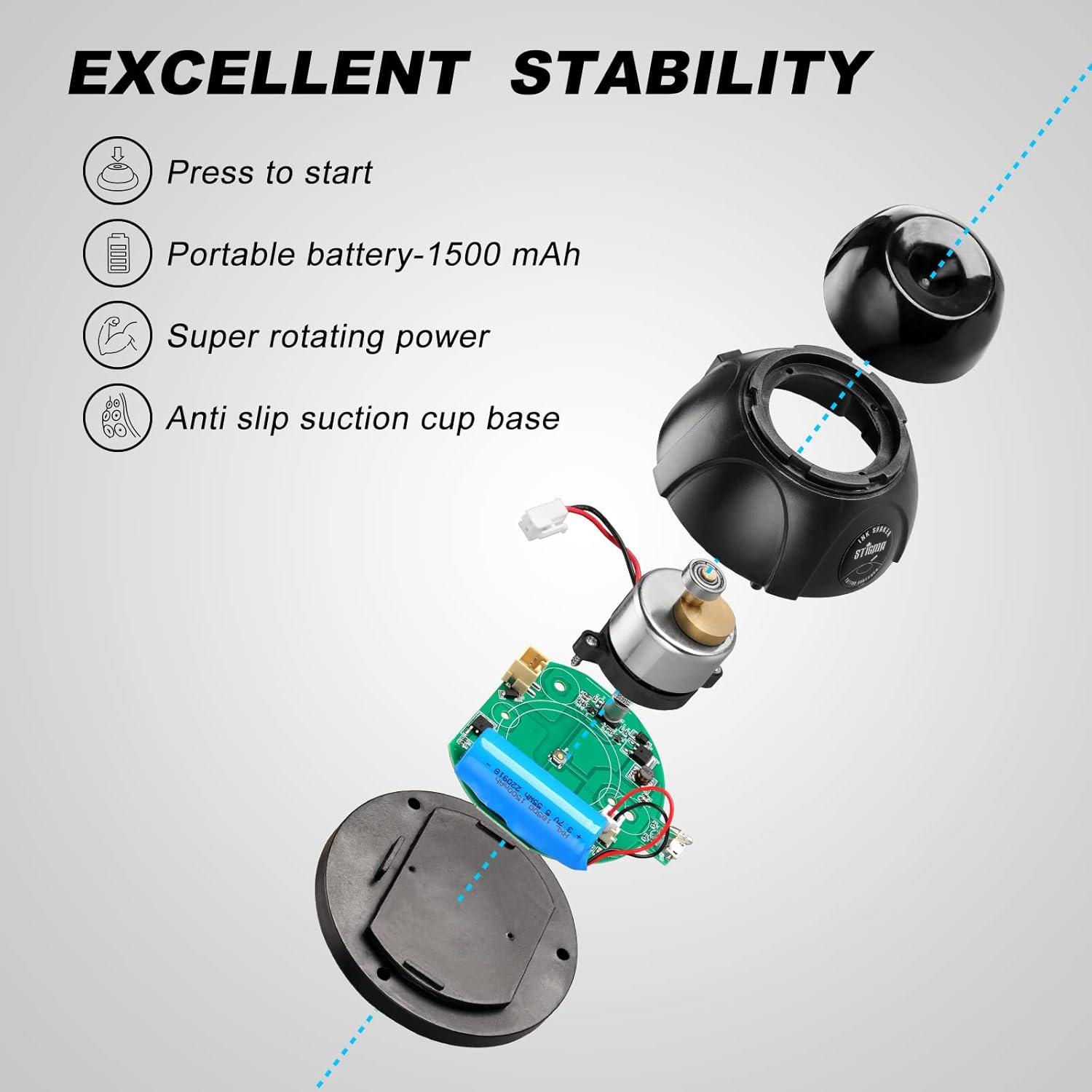 Mezclador Vortex Inalámbrico STIGMA Mini 5200 RPM para Tinta