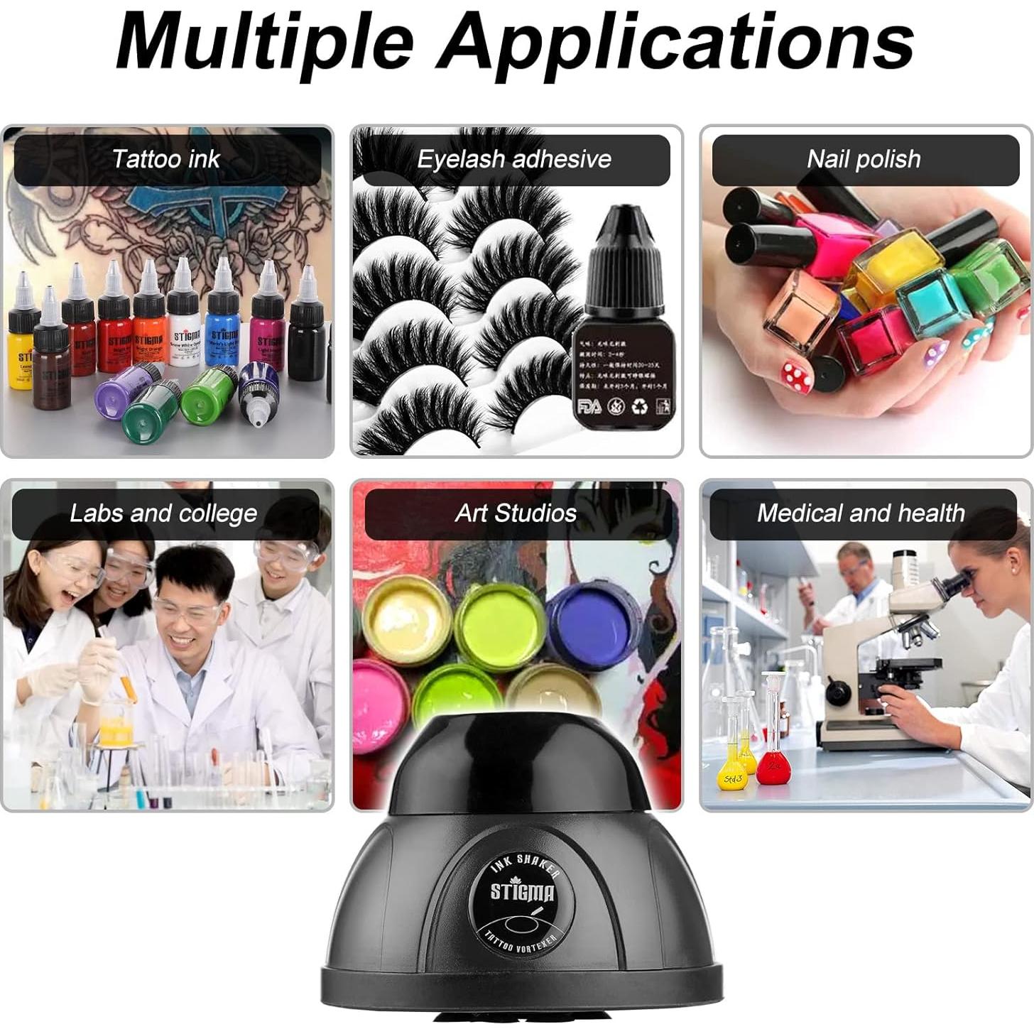 Mezclador Vortex Inalámbrico STIGMA Mini 5200 RPM para Tinta