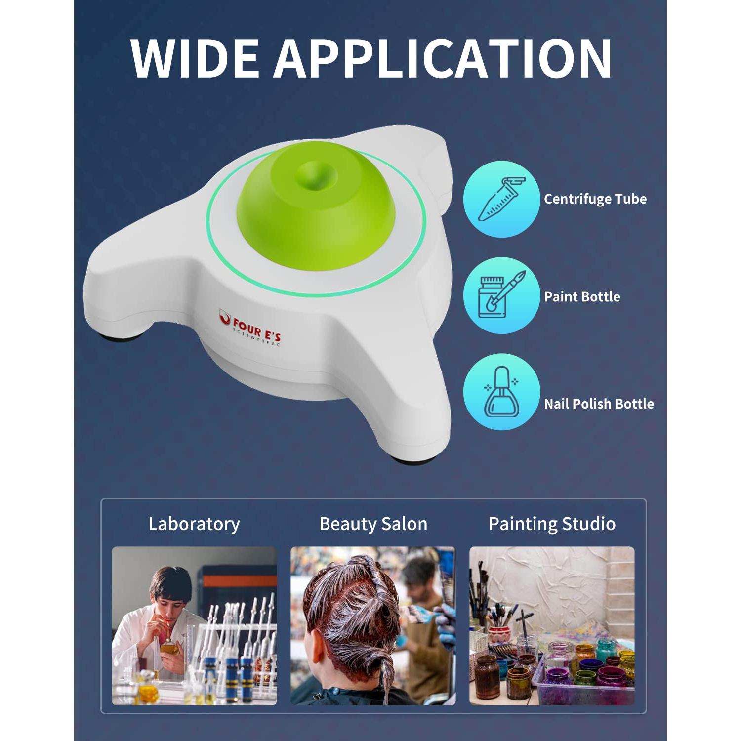 Mini Mezclador Vortex Four E's VM112BZ-L-US 5600rpm Verde