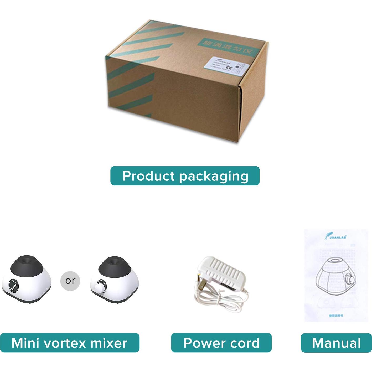 Mezclador Vortex LAB FISH Mini 0-3000 RPM para Laboratorio