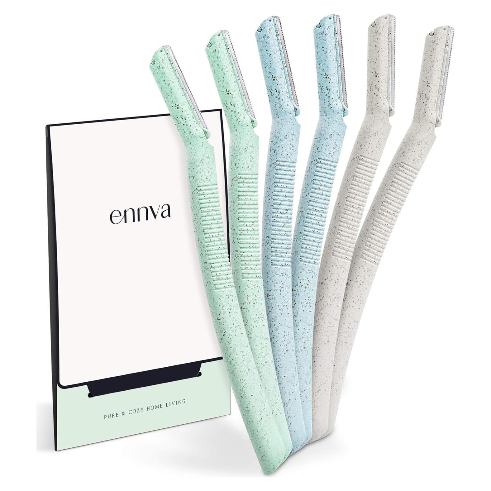 Cuchillas de Cejas ENNVA 6 Piezas para Mujeres - Dermaplane