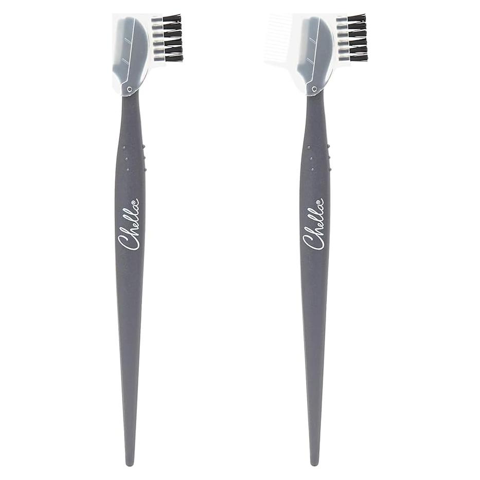 Rasuradora de Cejas Chella con Cepillo y Peine - Paquete de 2