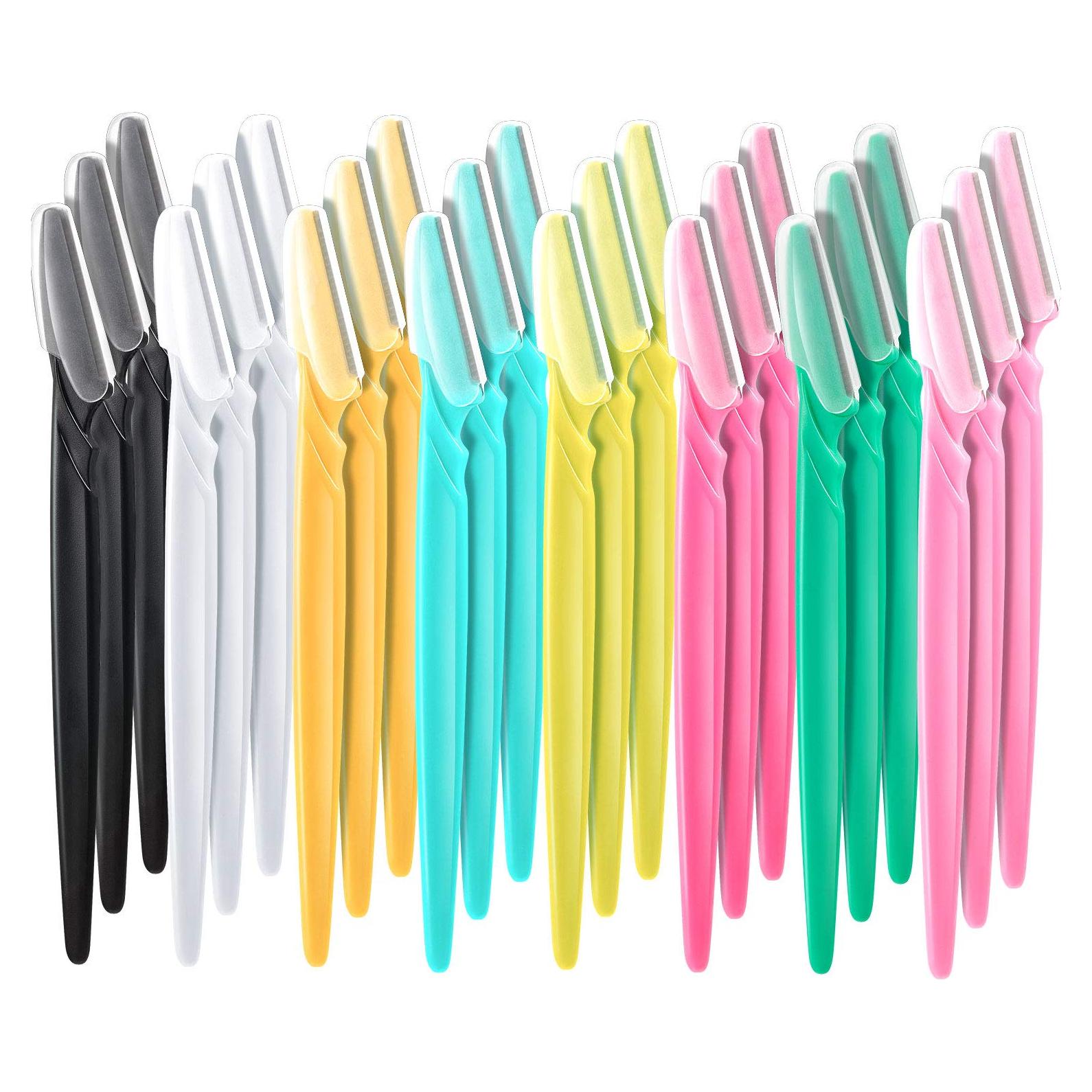 Kit de 24 Afeitadoras de Cejas Boao - Colores Variados