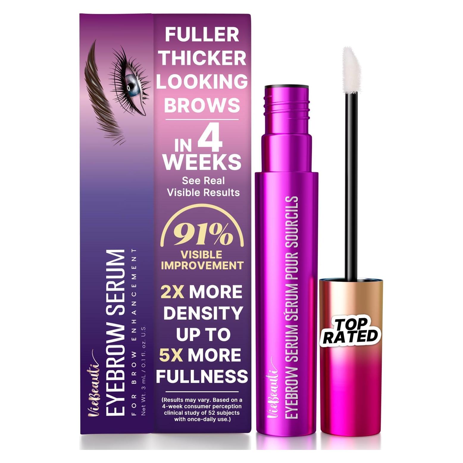 Suero de Crecimiento de Cejas VieBeauti 3mL - Fórmula Natural