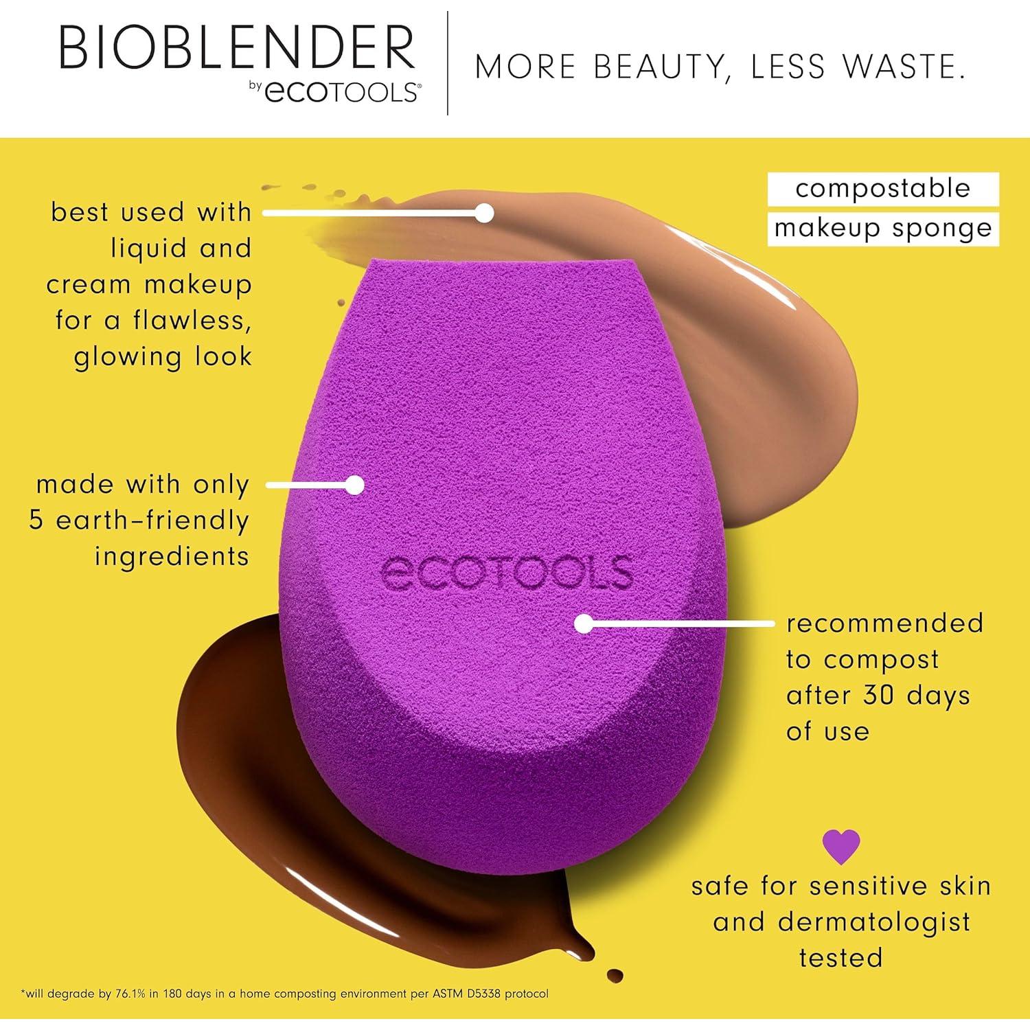 Esponja de Maquillaje Compostable EcoTools Bioblender 1 Cuenta