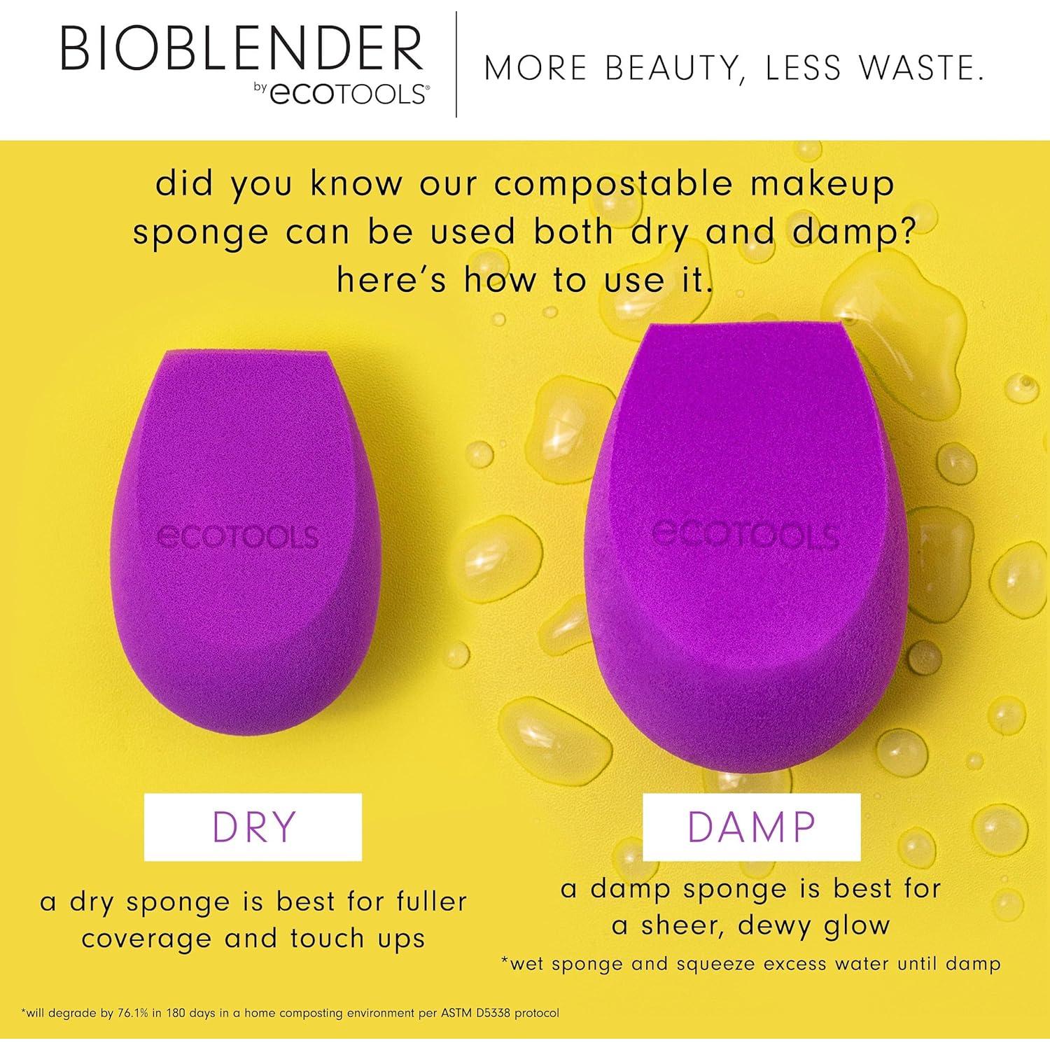 Esponja de Maquillaje Compostable EcoTools Bioblender 1 Cuenta