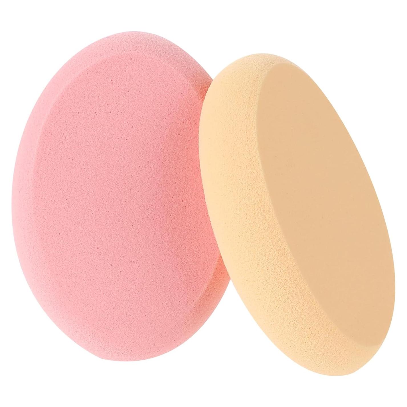 Esponja de Maquillaje Ovalada Sliverdew 2 Piezas Húmeda/Seca