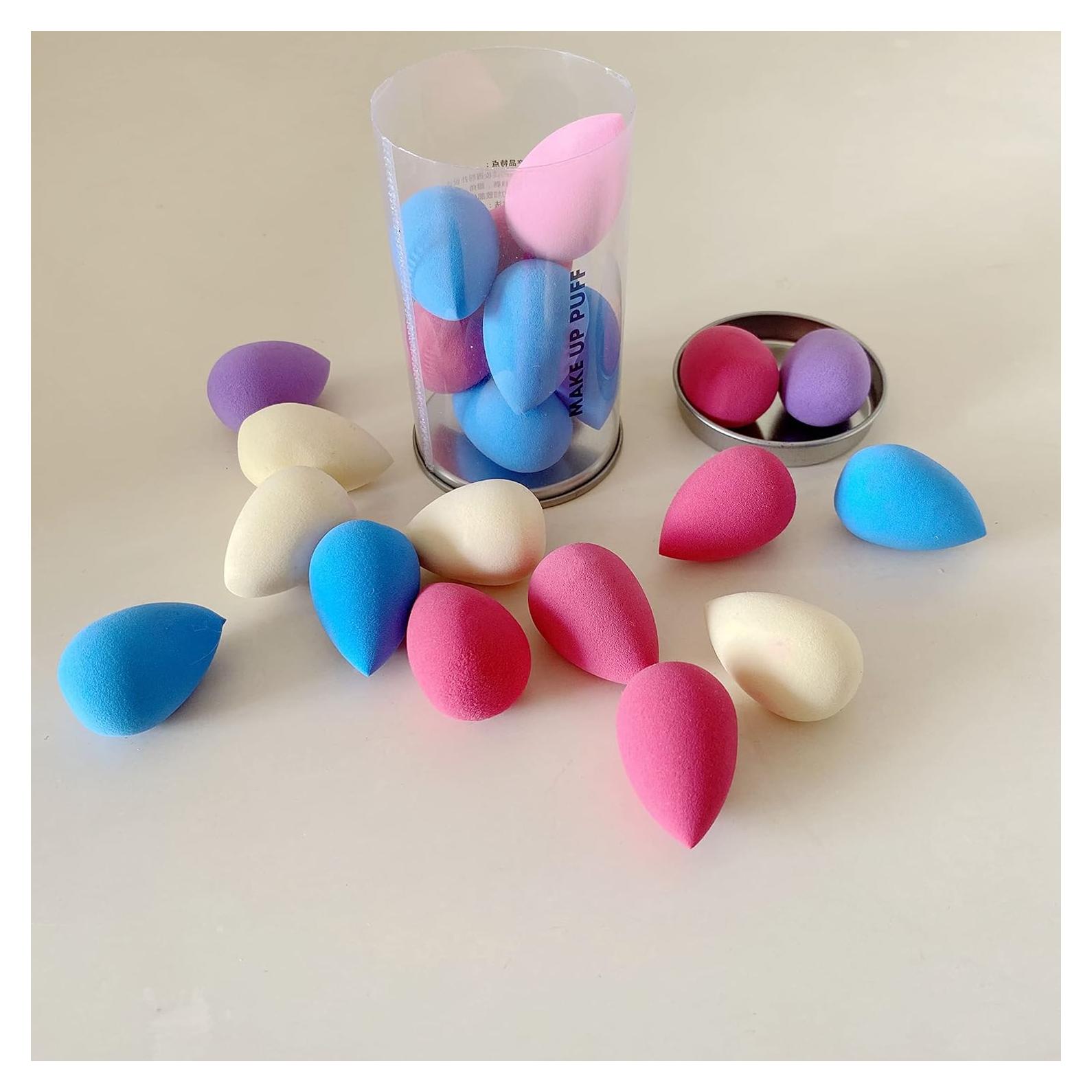 Set de 10 Mini Esponjas de Maquillaje Urradia - Sin Látex