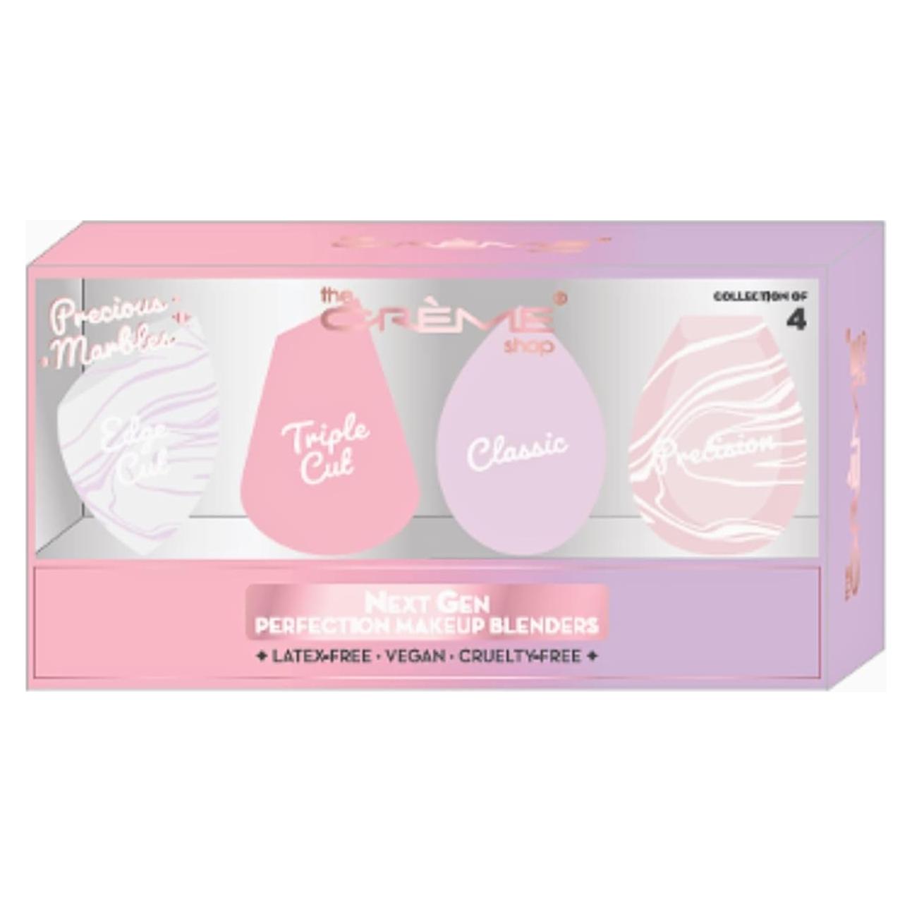 Set de 4 Esponjas de Maquillaje The Crème Shop - Rosa y Púrpura