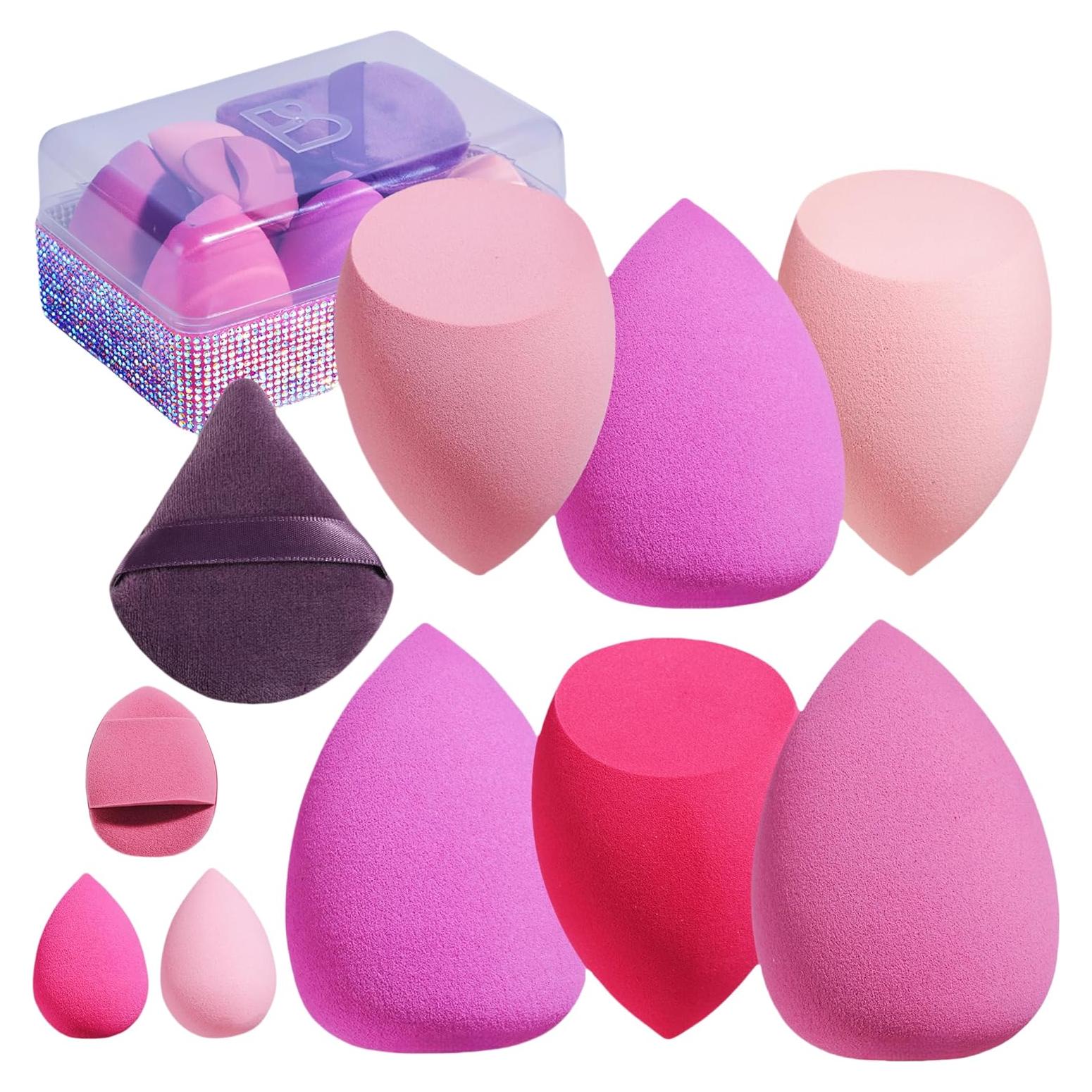 Conjunto de Esponjas de Maquillaje BS-MALL 10 Piezas - Diamante