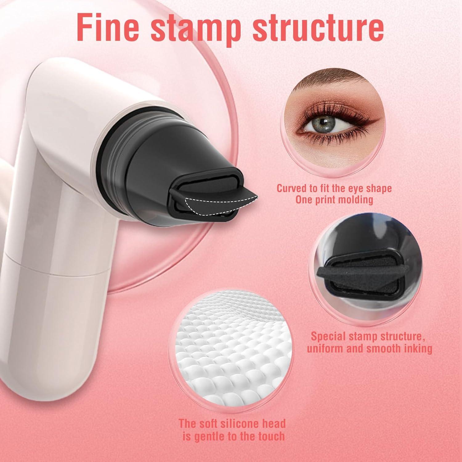 Set de Sello de Eyeliner en Gel Negro - Herramienta Impermeable