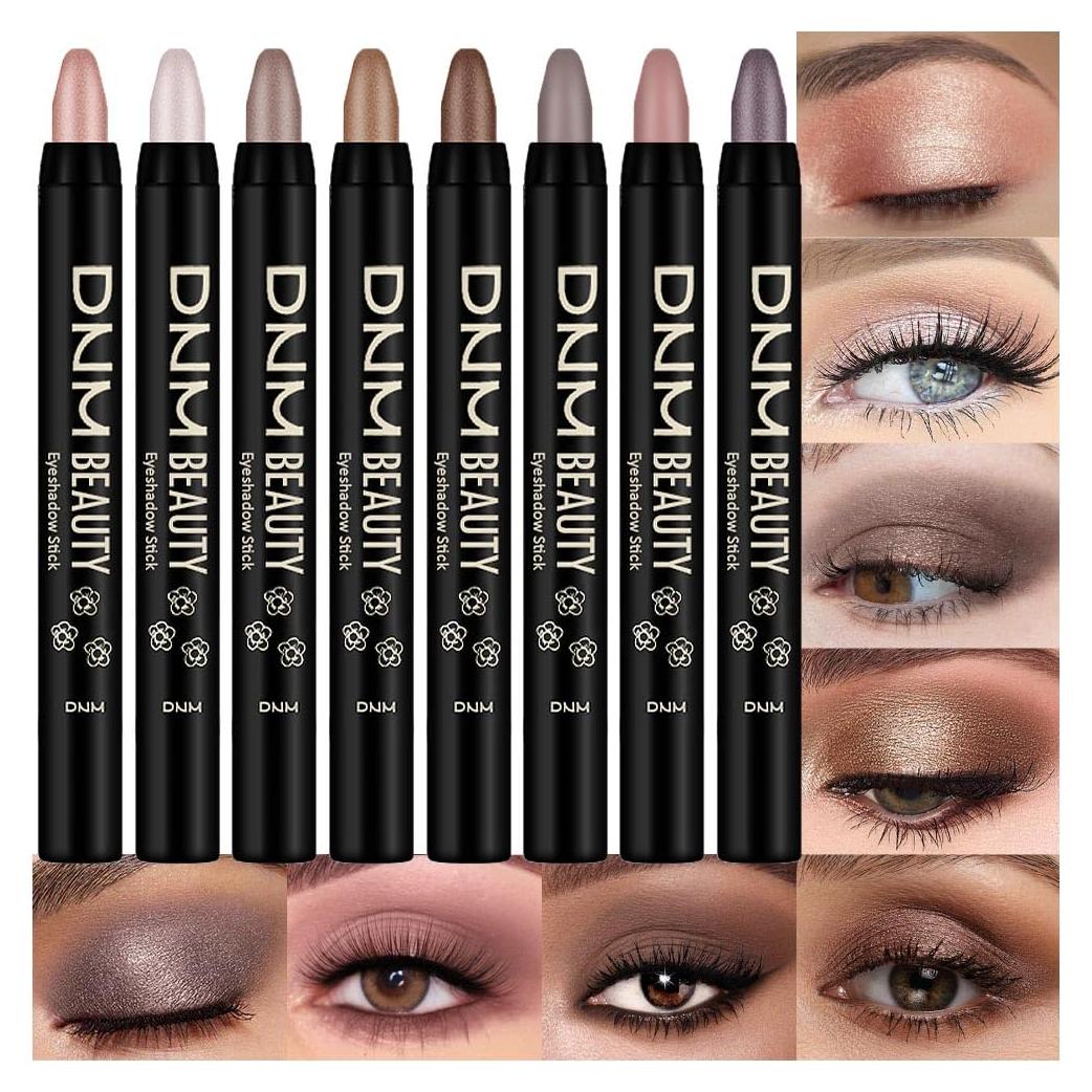 Juego de 8 Piezas de Sombra de Ojos evpct - Mate y Brillante