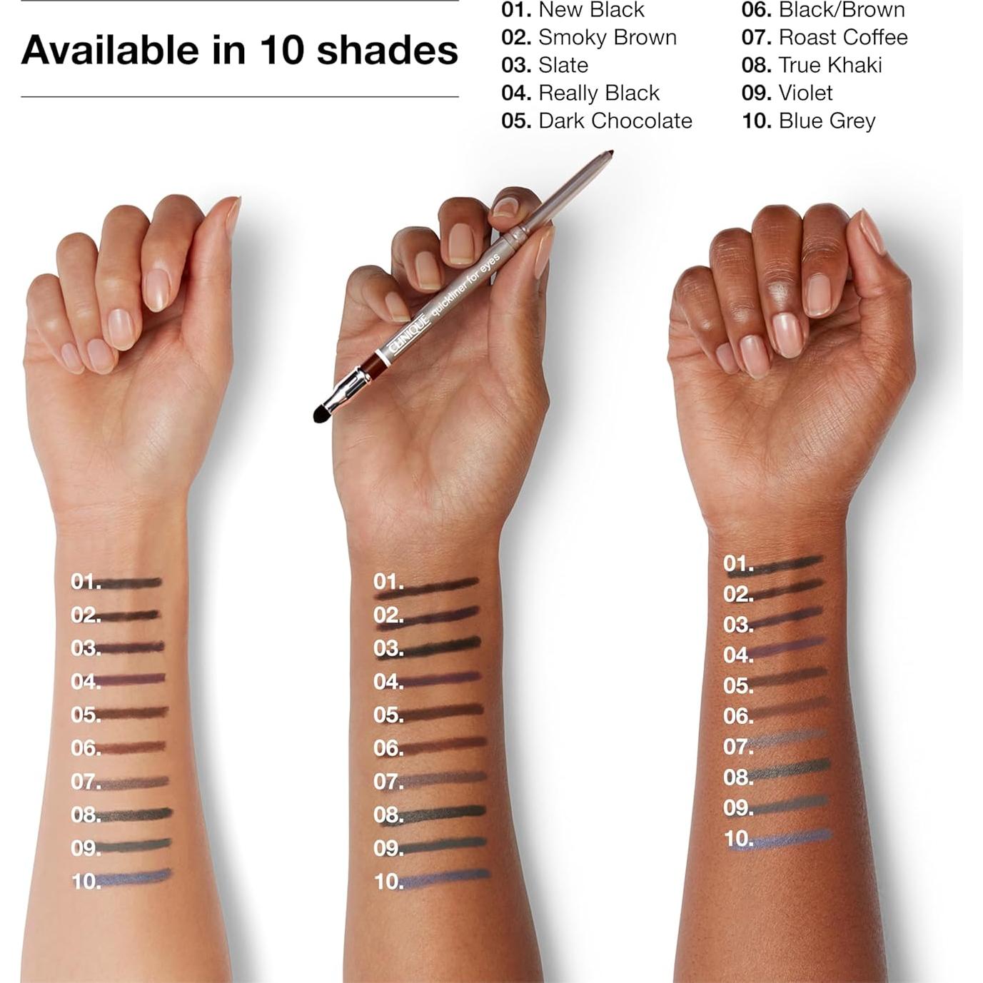 Lápiz para Ojos Clinique Quickliner Marrón Ahumado 8cm