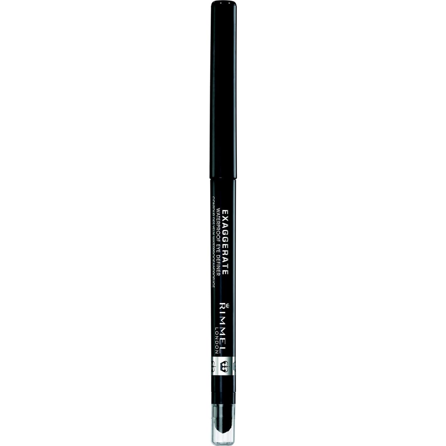 Lápiz de Ojos Rimmel London Exaggerate Negro 0.28g