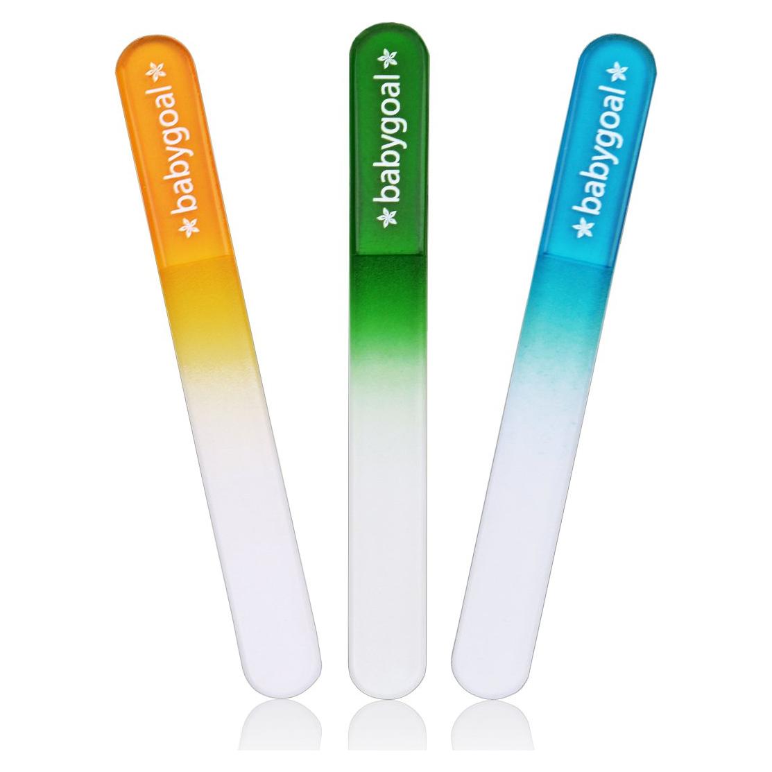 Lima de Uñas para Bebés Babygoal 3 Piezas Vidrio Checo