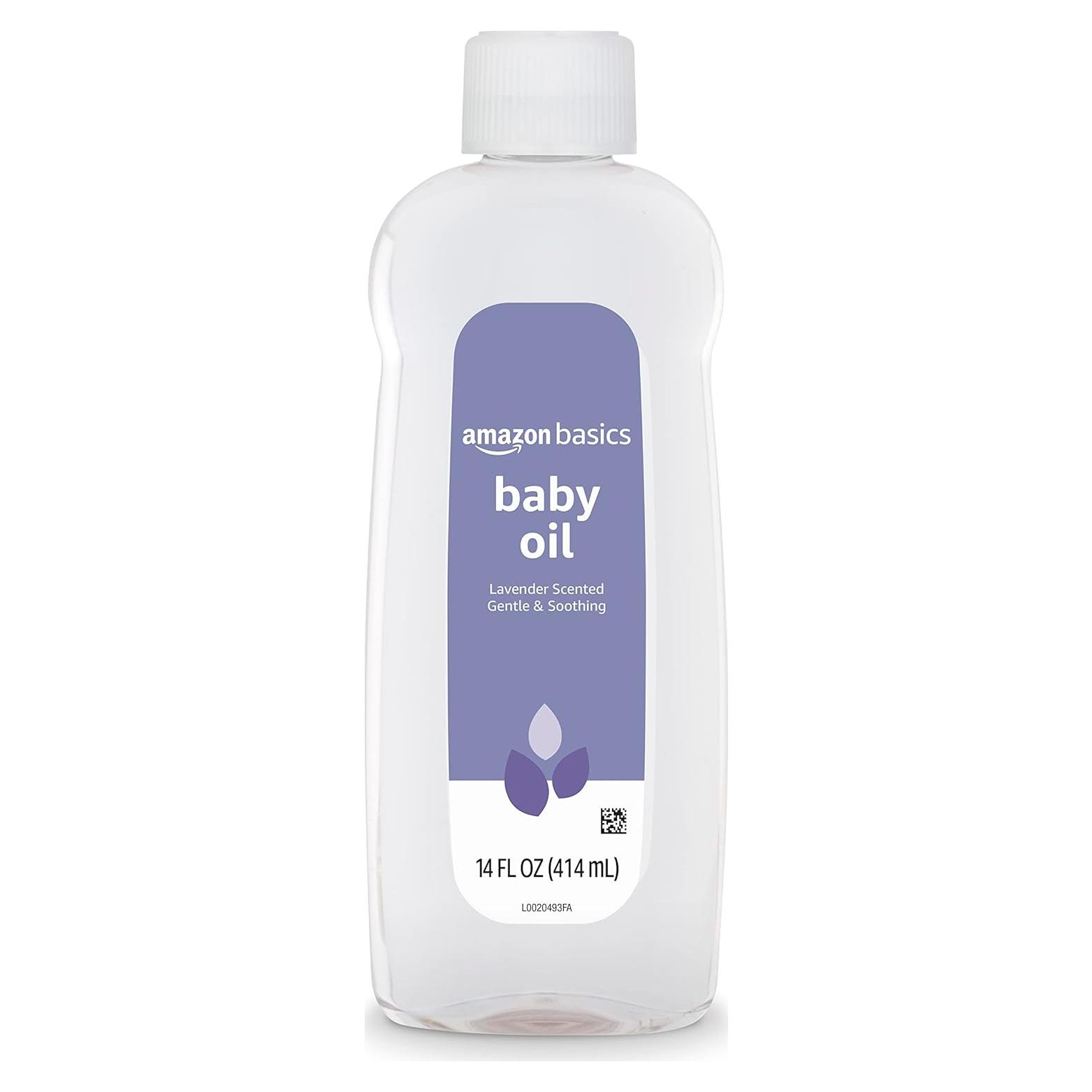 Aceite para Bebés Amazon Basics Lavanda 414 ml Hidratante