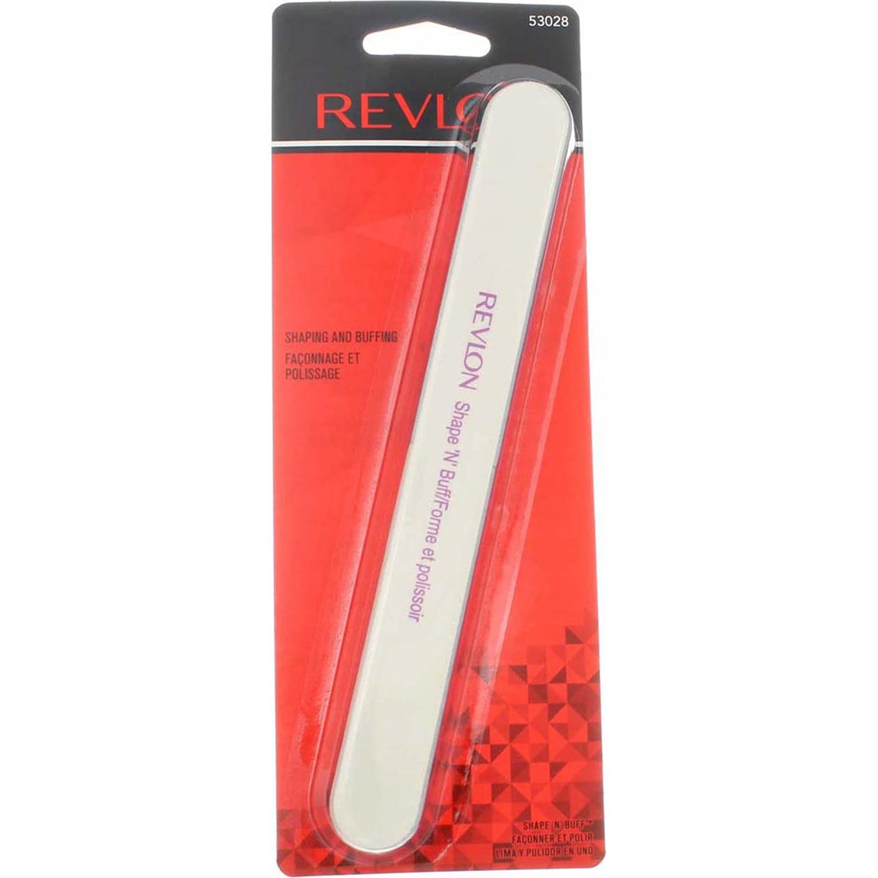 Lima de Uñas Revlon Beauty Tools - 2 Paquete, Pulido 4 Pasos