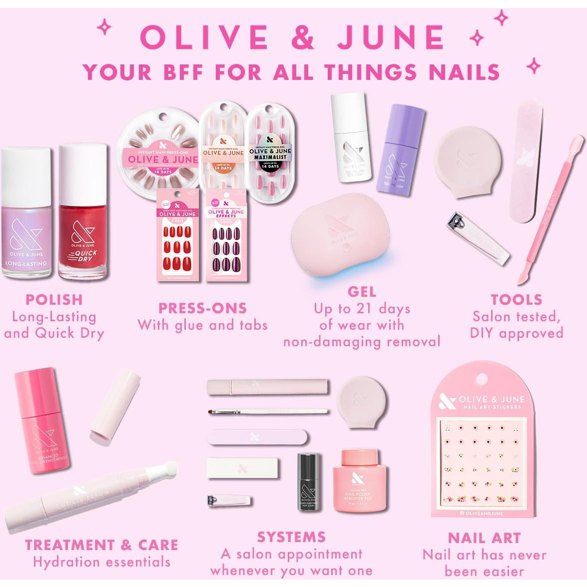 Paquete de Pulidores Olive & June | 1 Completo + 2 Mini