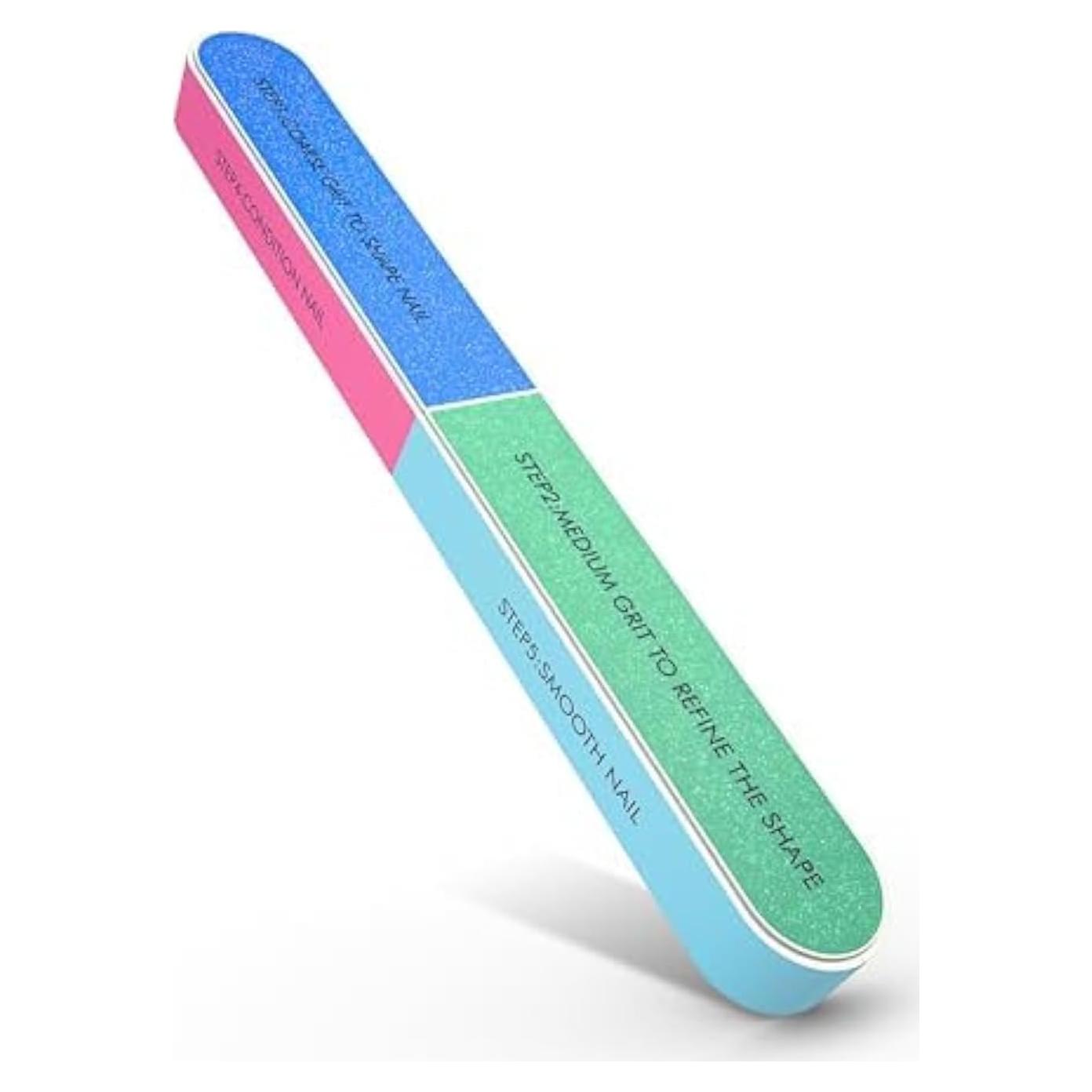 Bloque de Pulido de Uñas 7 Vías Morary - Suavizador y Brillo