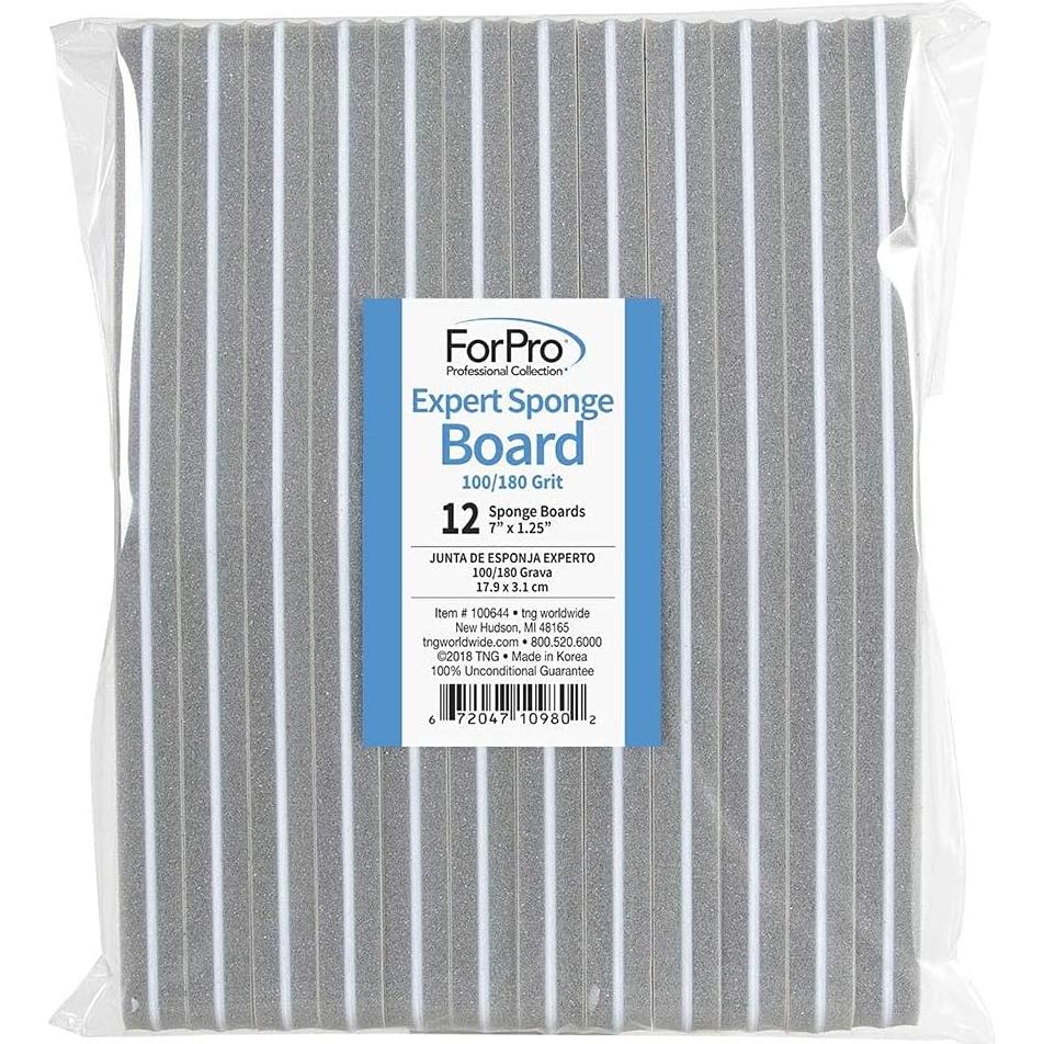 Tableros de Esponja ForPro Doble Cara 100/180 Grano 12 Pzas
