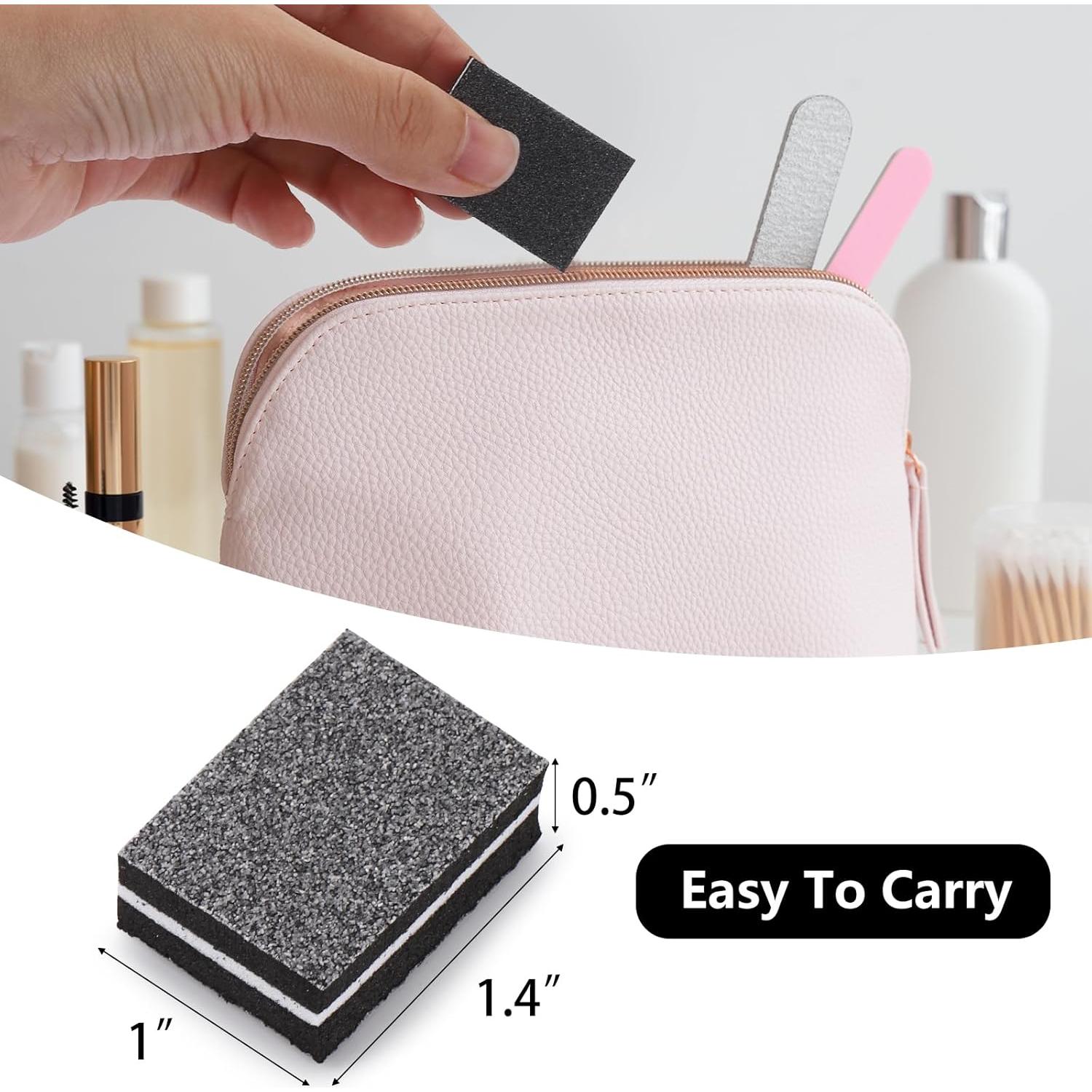 150 Piezas Mini Bloques de Pulido de Uñas acDesign 100/180 Grano