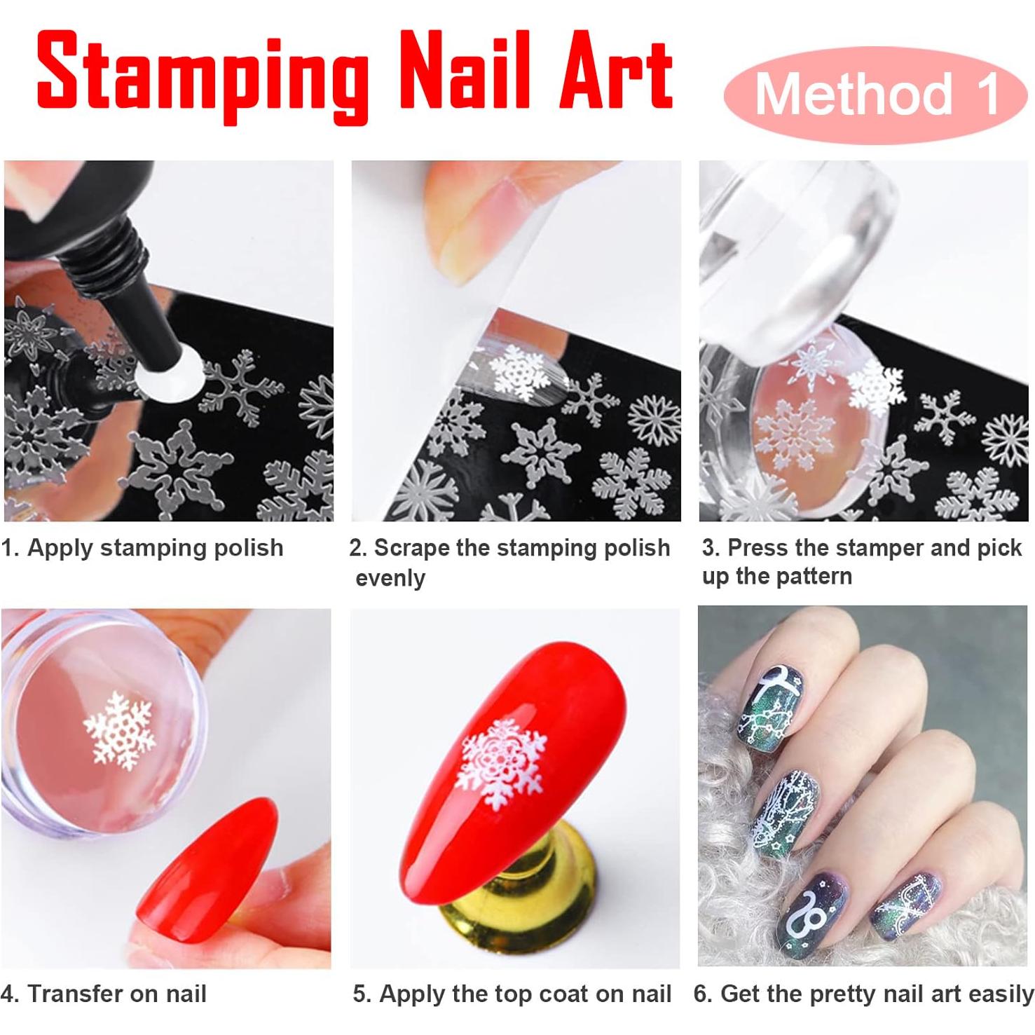 Kit de Estampado de Uñas 5 Piezas MOLILO - Diseño Leopardo