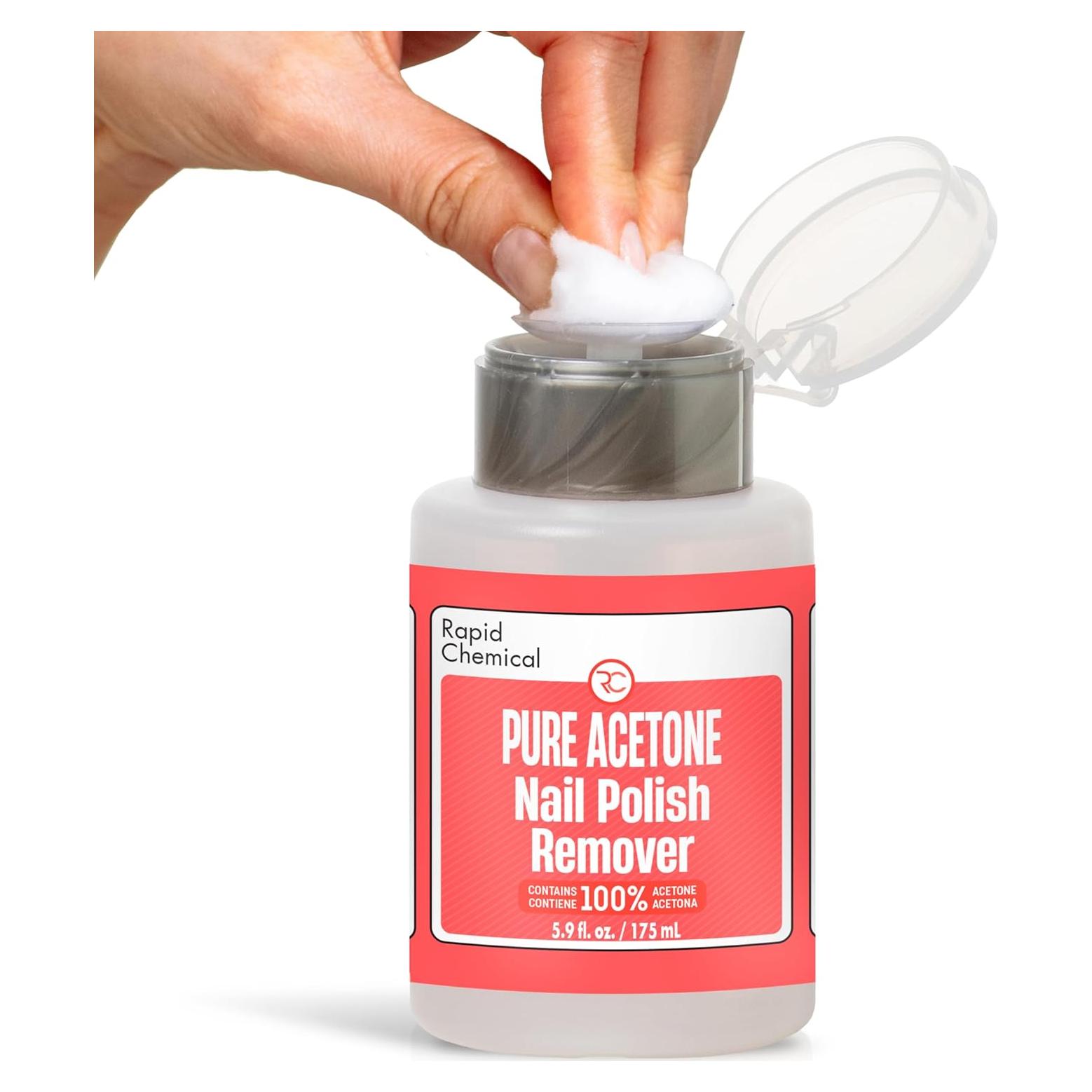 Removedor de Esmalte de Uñas 100% Acetona Rapid Protectant 175ml