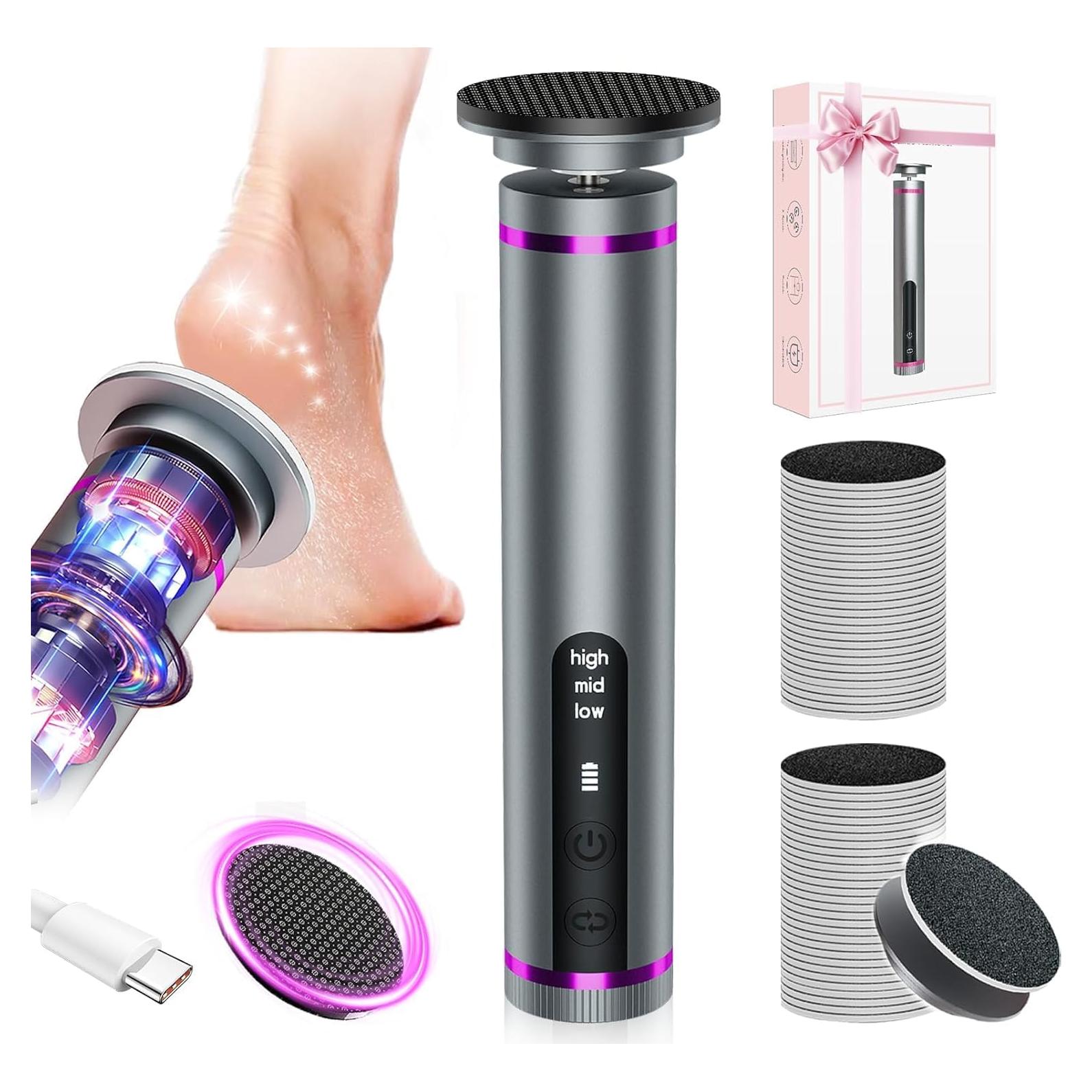 Removedor de Callos Eléctrico MGFO 3 Velocidades 2600mAh