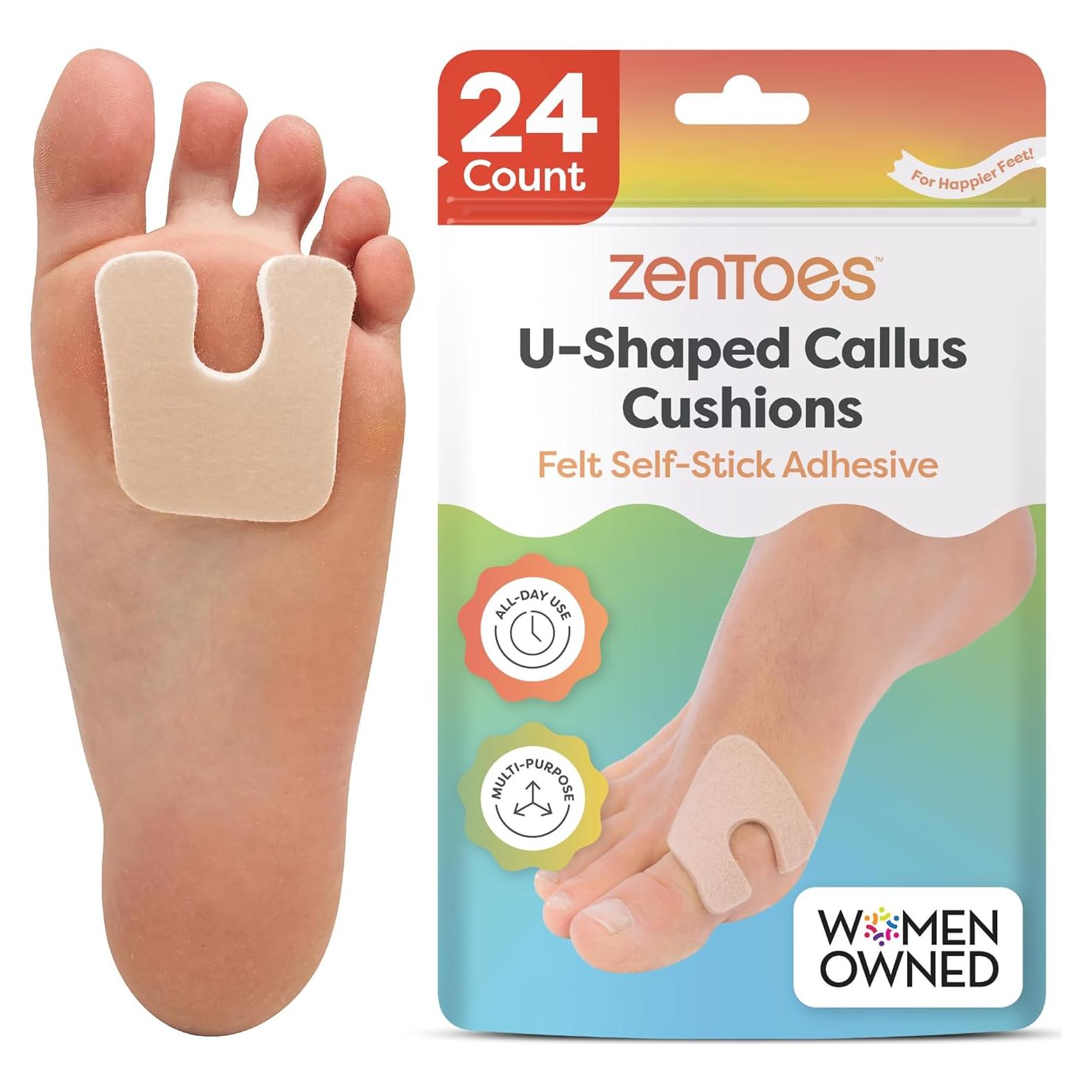 Almohadillas de Callos ZenToes Fieltro U 24 Unidades 0.32 cm
