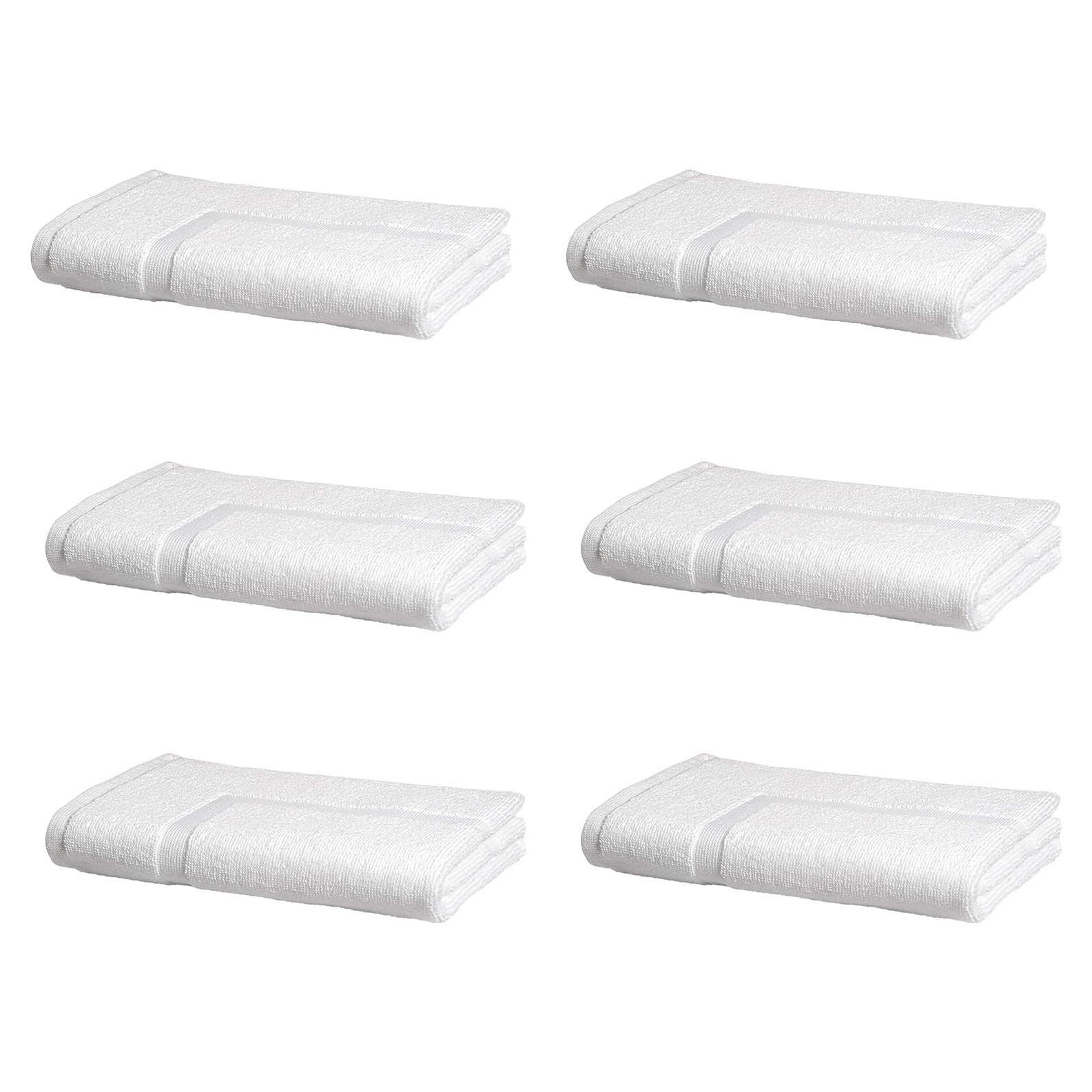 Alfombrillas de Baño Amazon Basics 100% Algodón 6 Unidades 76.2x50.8cm