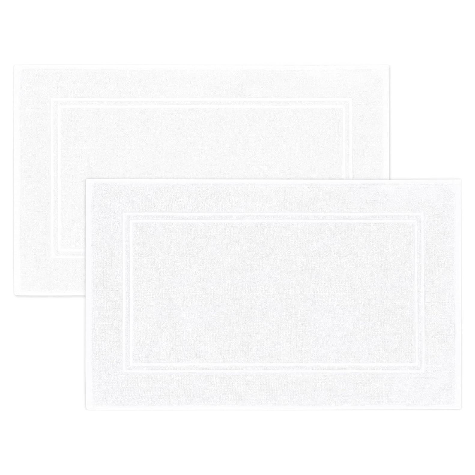 Paquete de 2 alfombrillas de baño Tens 100% algodón 51x76 cm