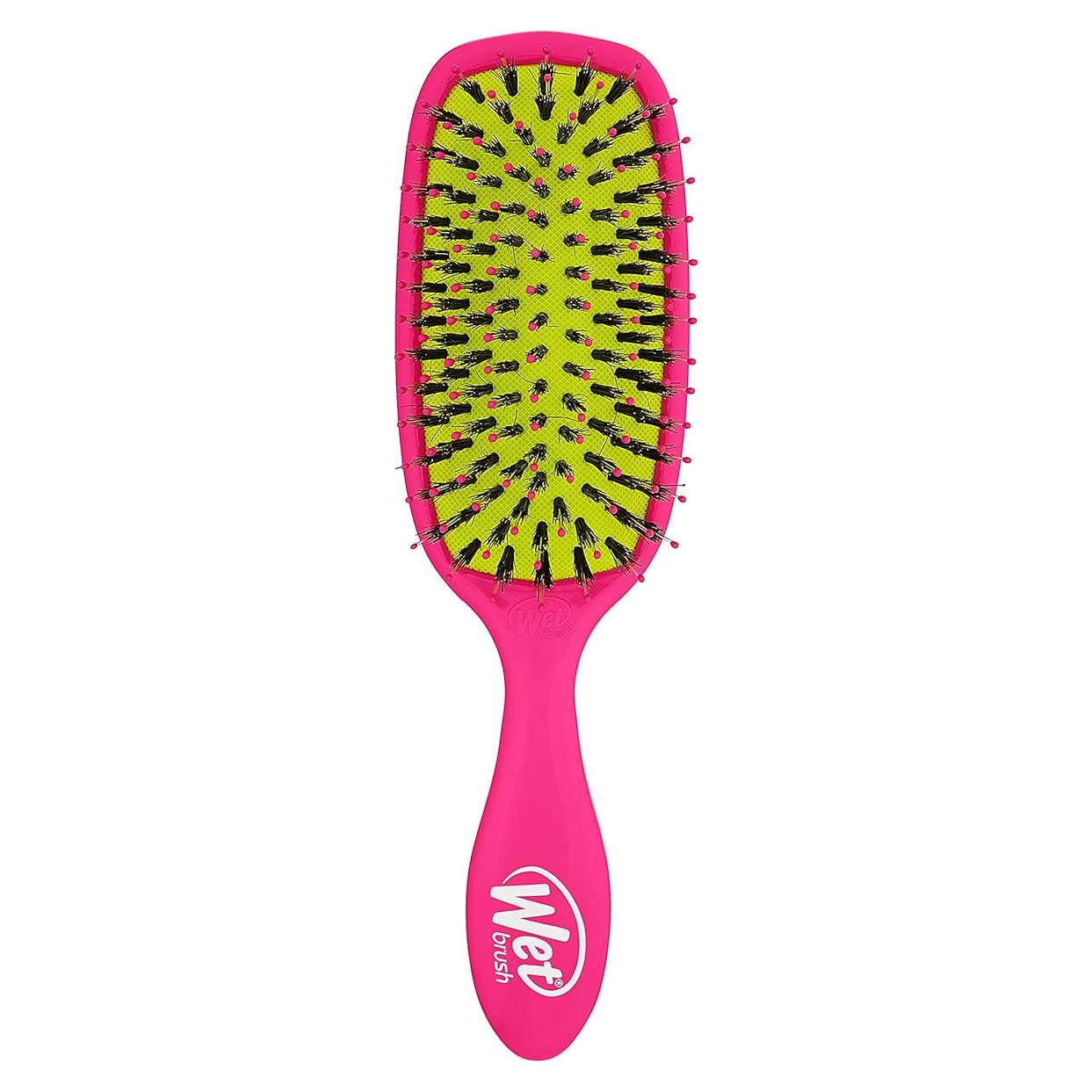 Cepillo Wet Brush Shine Enhancer Rosa - Cerdas IntelliFlex