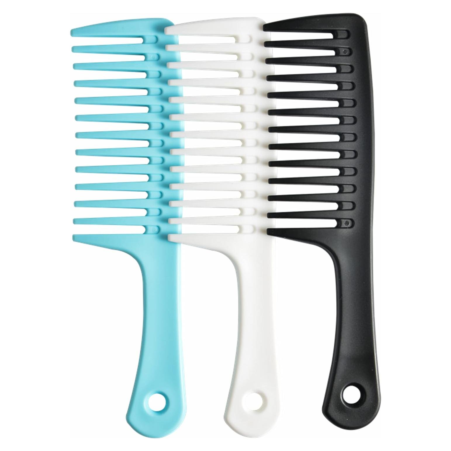 Peine de Dientes Anchos GAONSWOE para Cabello Rizado y Húmedo