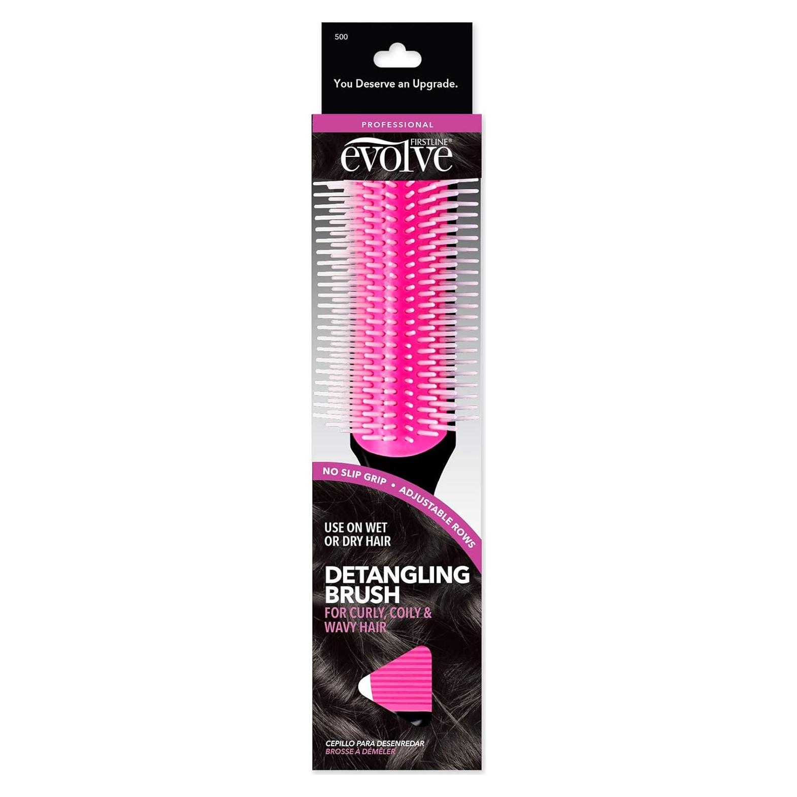 Cepillo Desenredante Evolve Firstline para Cabello Rizado