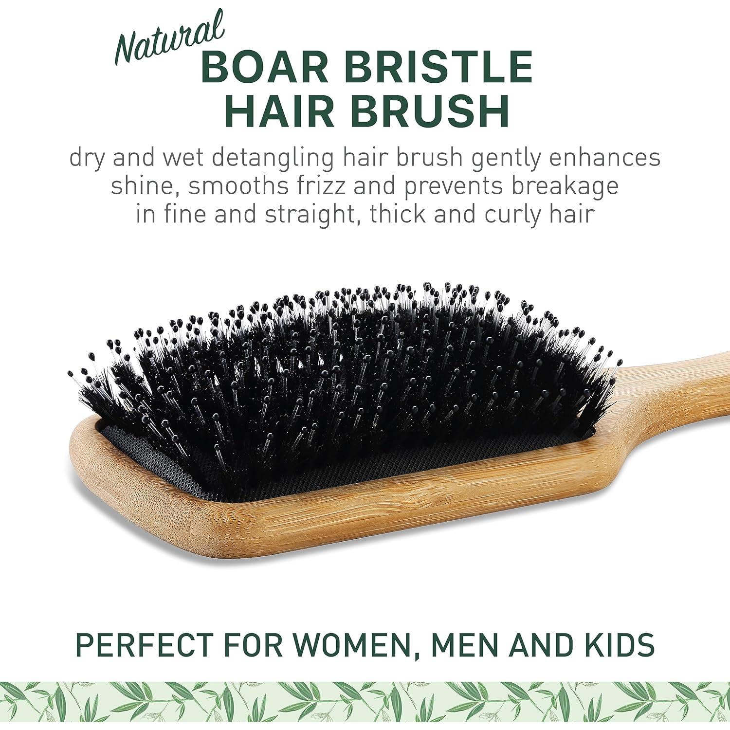 Cepillo Paddle de Cerdas de Jabalí Zollo - Natural, Ecológico