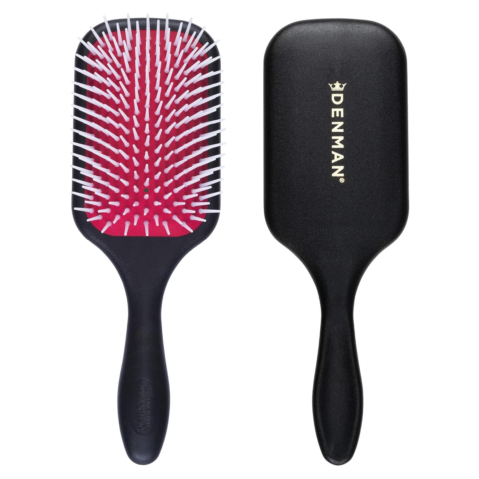 Cepillo Paddle Desenredante Denman P038SBLK - Cabello Húmedo y Seco