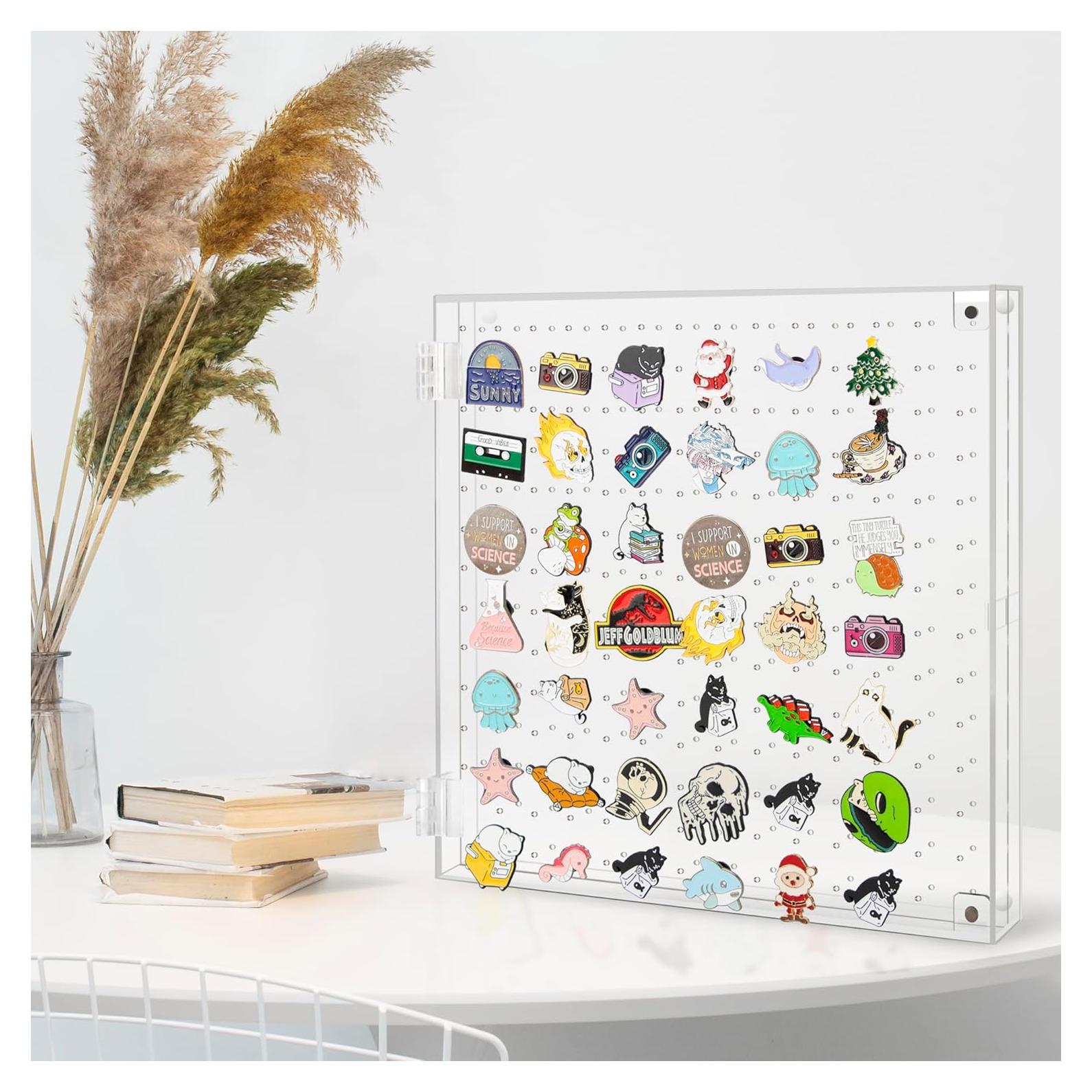 Caja de Exhibición de Pines Acrílico PACMAXI 25x25 cm