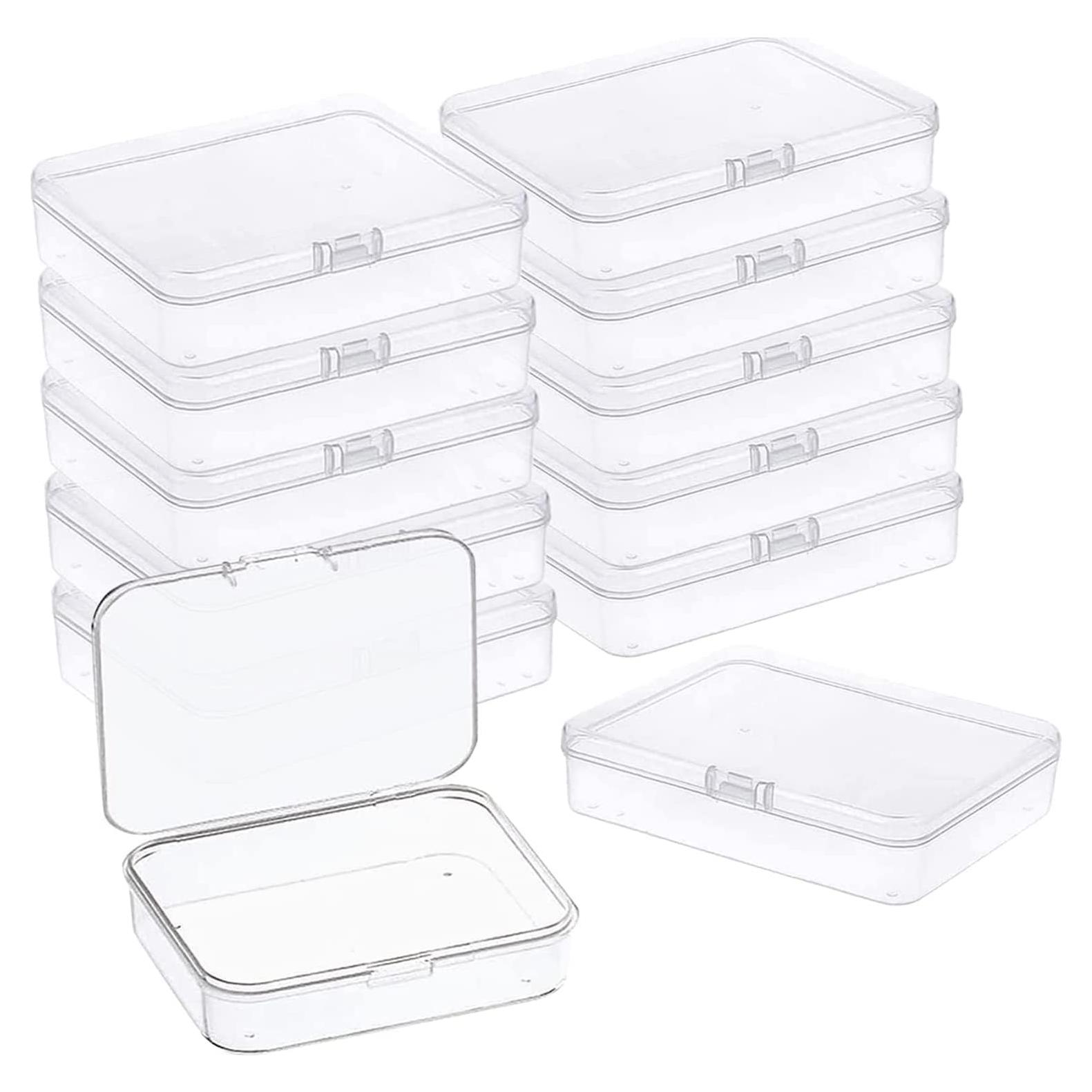 6 Mini Contenedores de Almacenamiento Plástico MFDSJ 11.4x8.6 cm