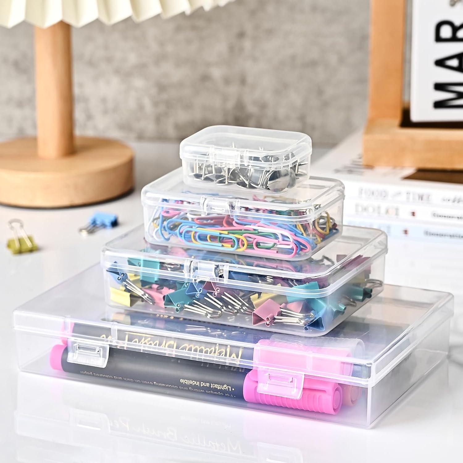 Contenedores Rectangulares Jutieuo 7 Piezas Plástico Transparente